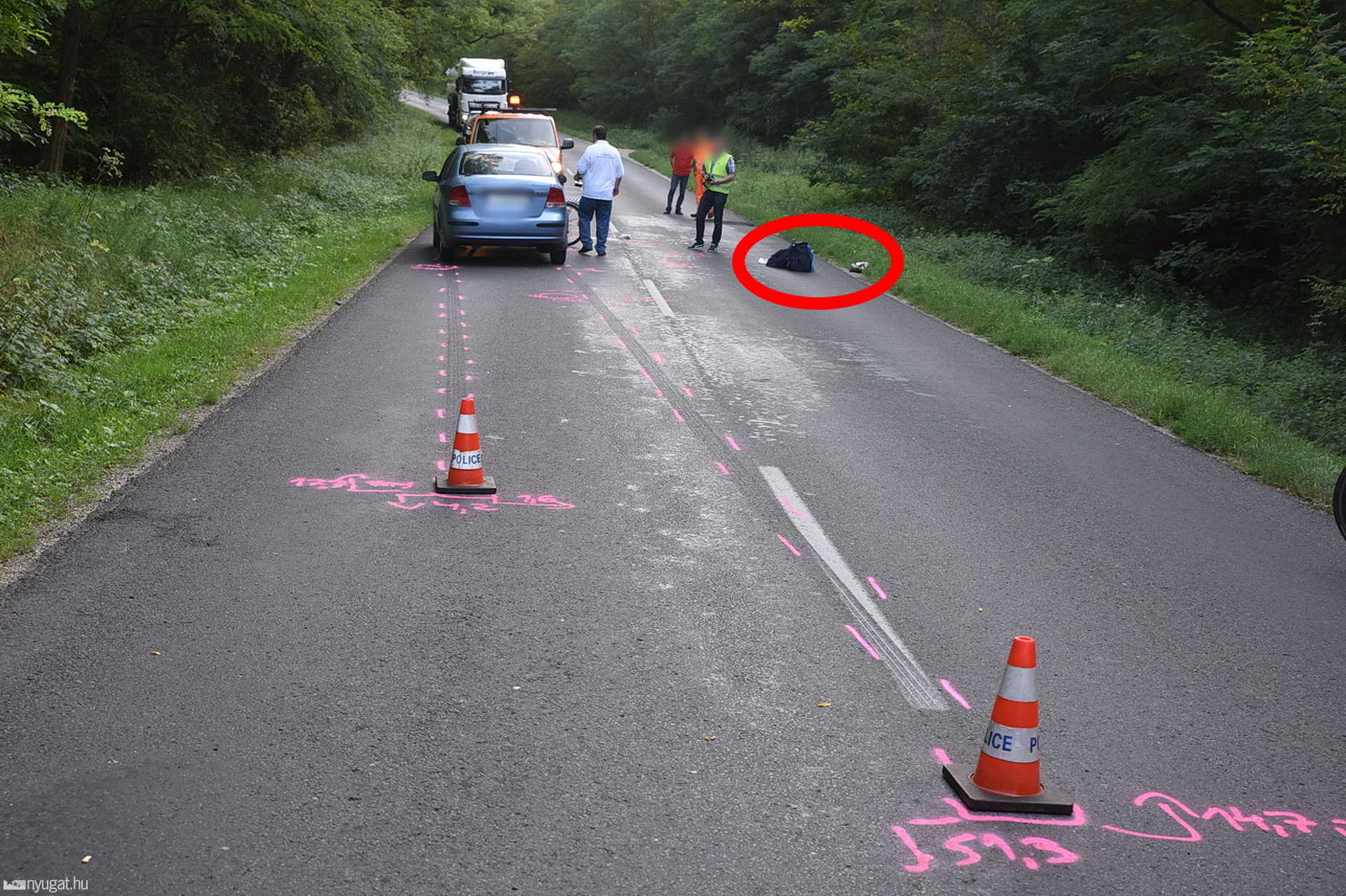 Súlyos kerékpárbaleset, Sótony