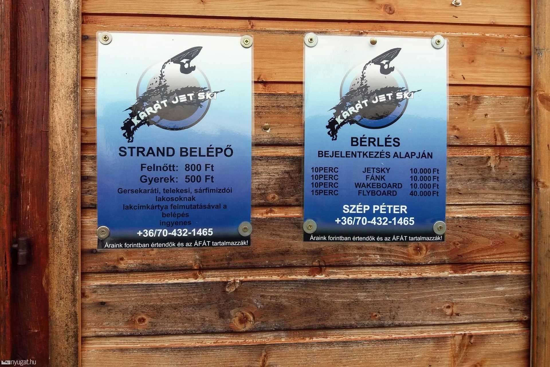 Vihar előtti csend a gersekaráti strandon