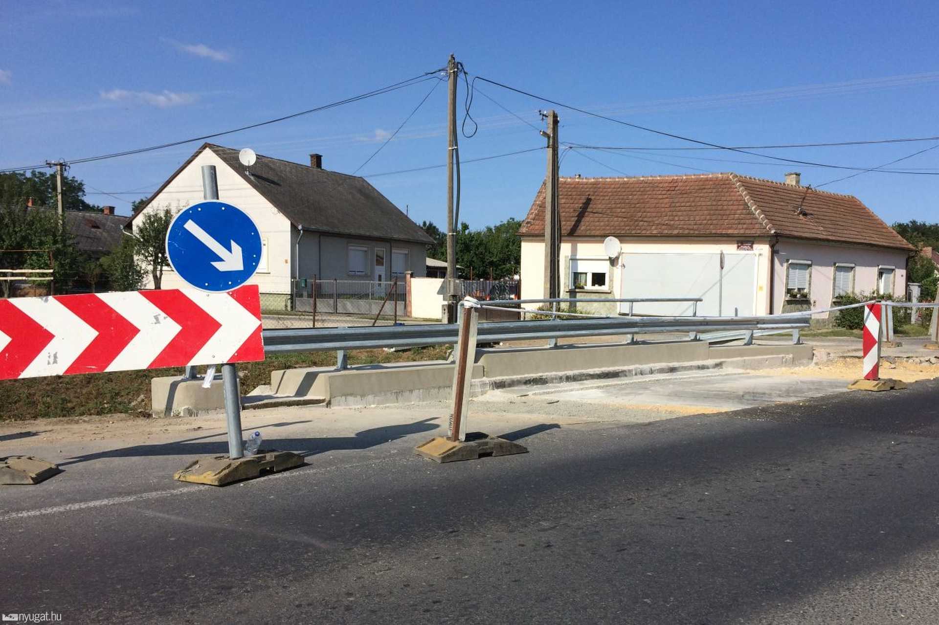 A 8-as főút felújítása Körmenden