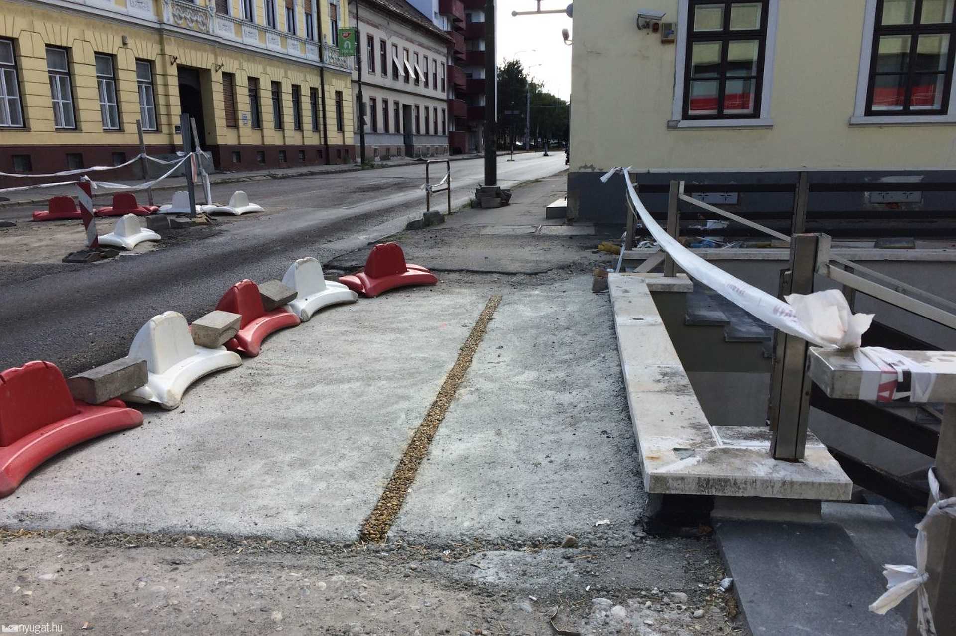 A 8-as főút felújítása Körmenden