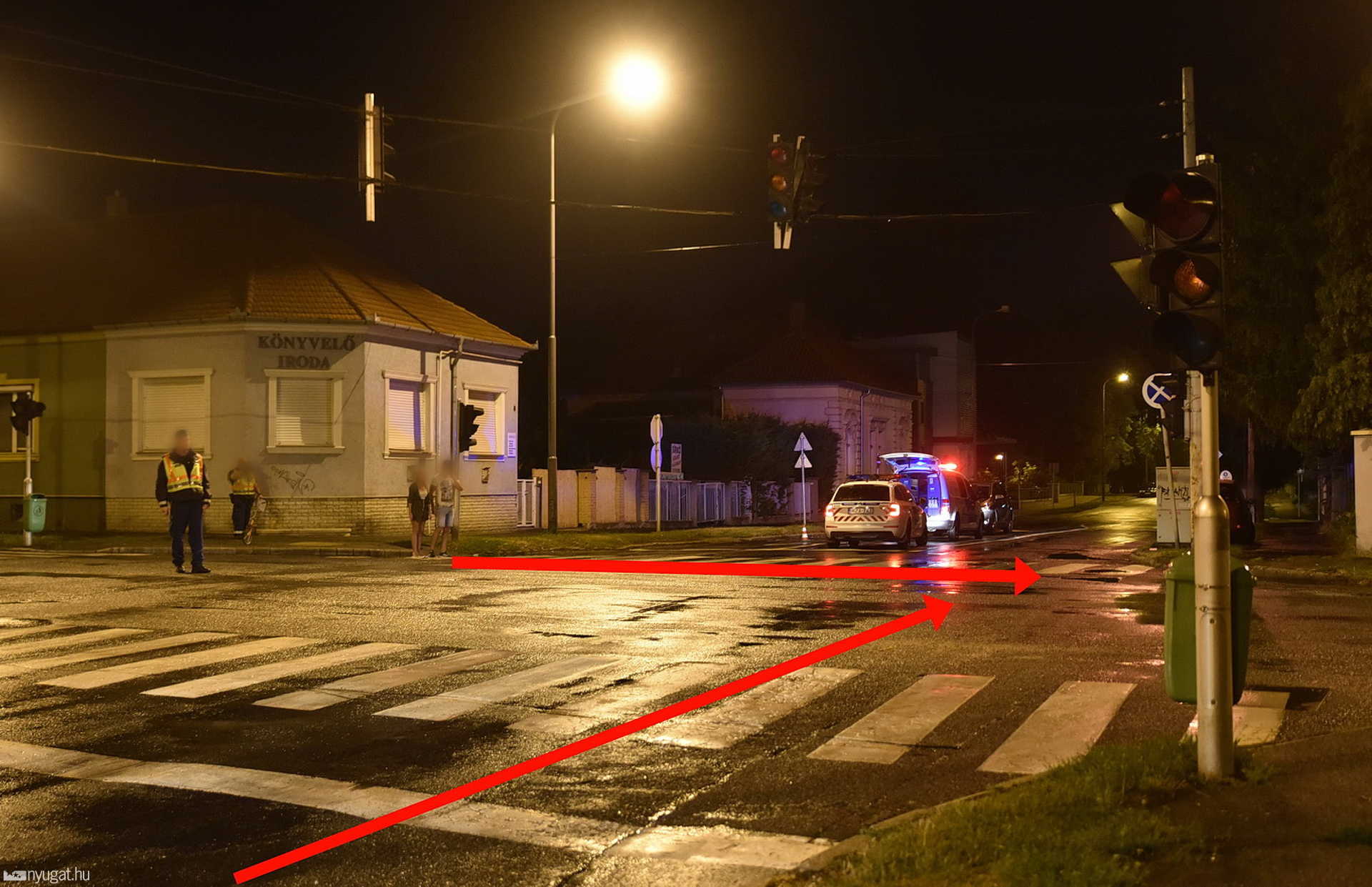 Gyalogosgázolás Szombathelyen