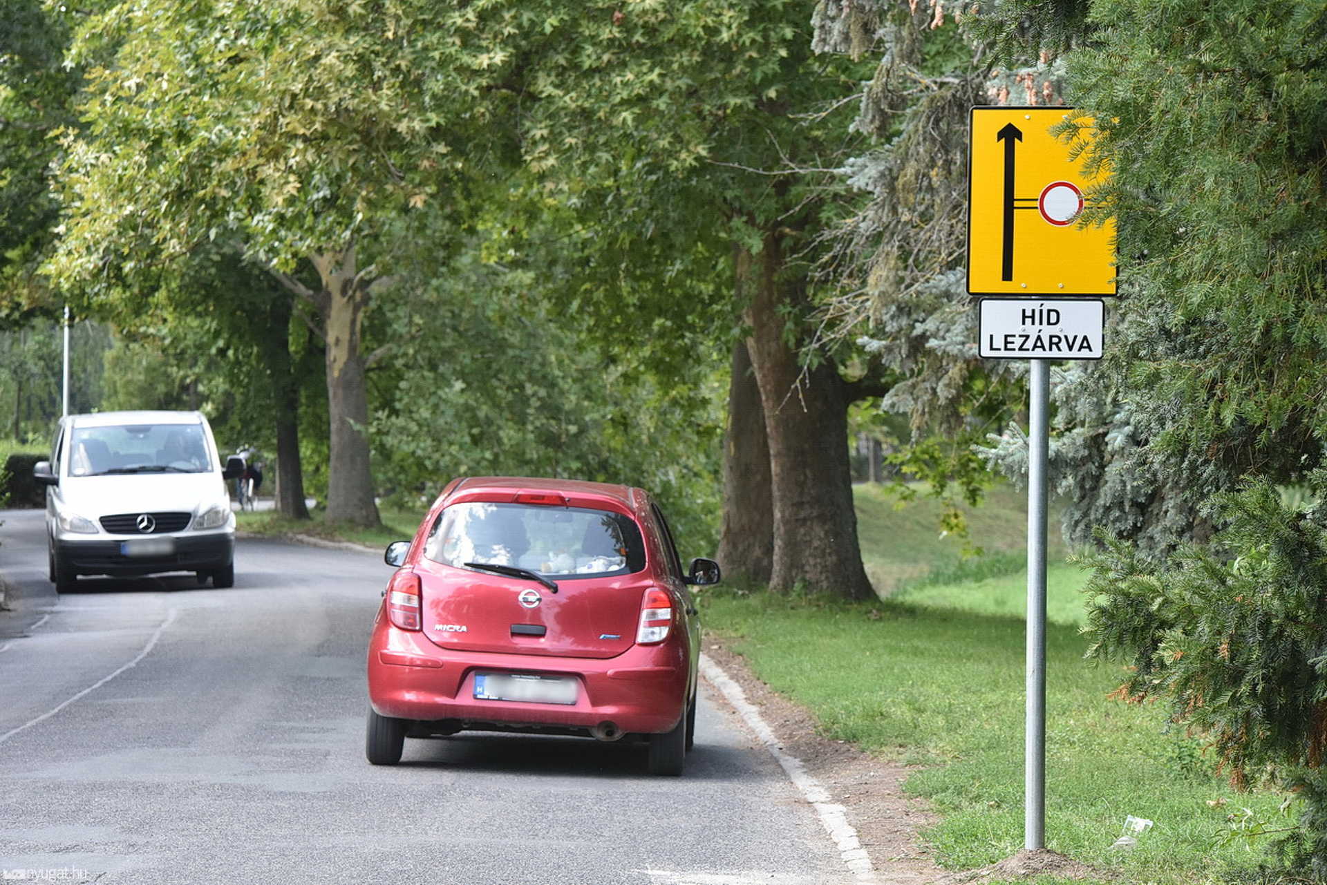 Lezárták az Aranypatak hídját