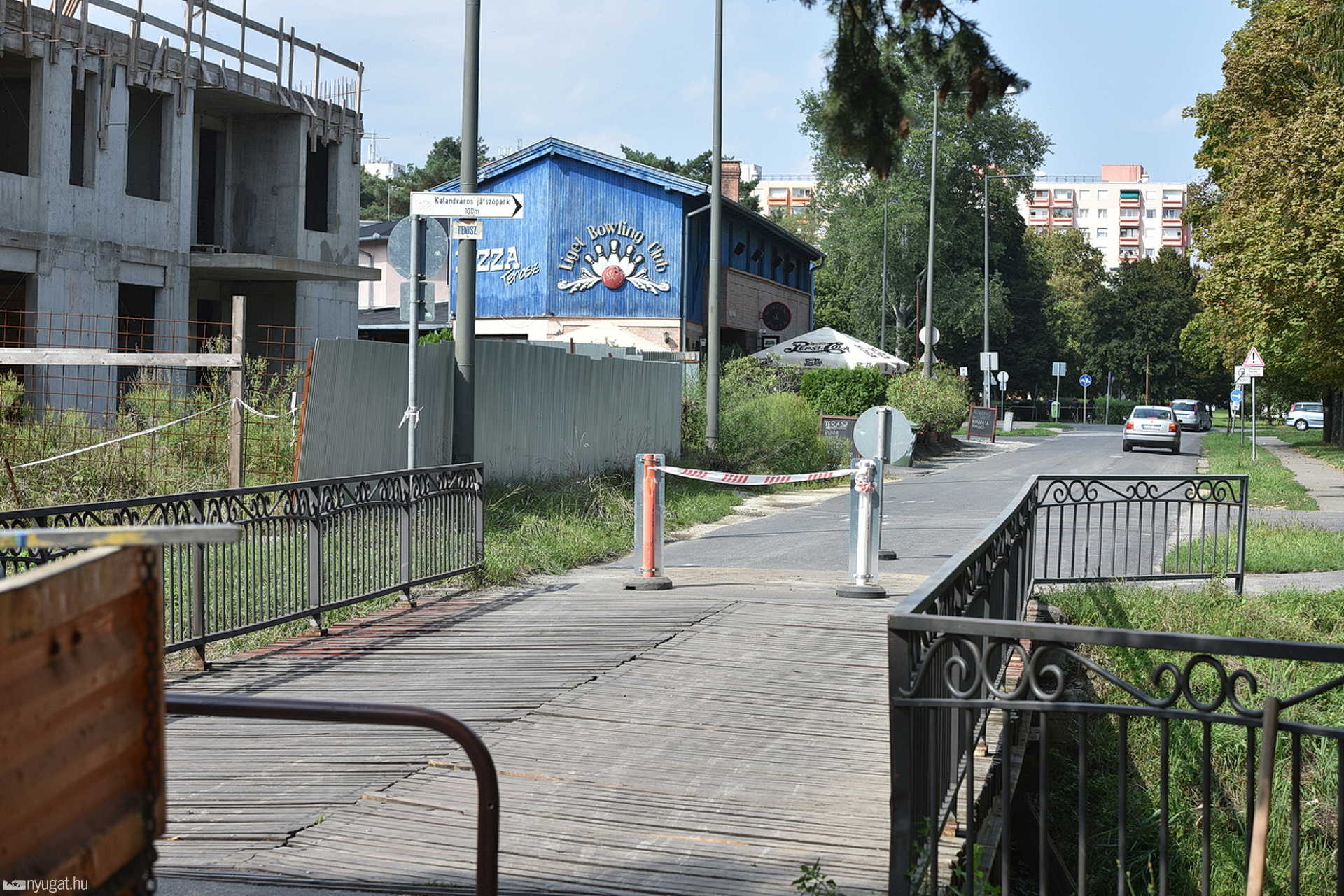 Lezárták az Aranypatak hídját