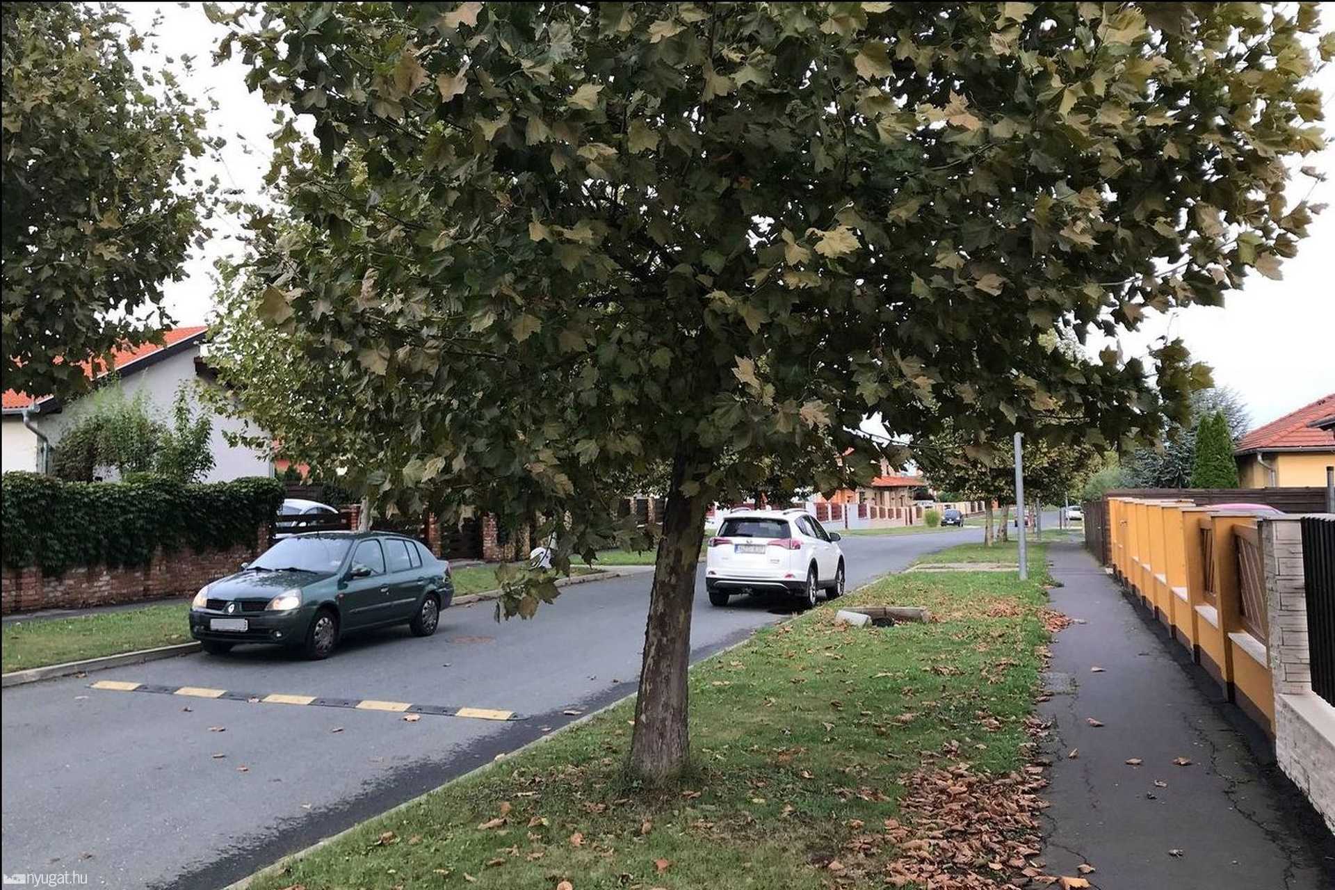 Sajátos forgalomlassítás a szombathelyi Parkerdő Lakóparkban