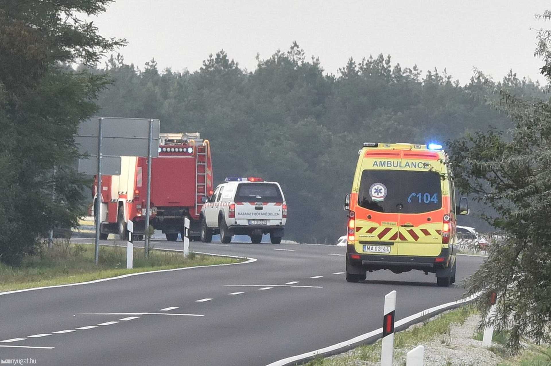 Halálos baleset Kisunyom közelében