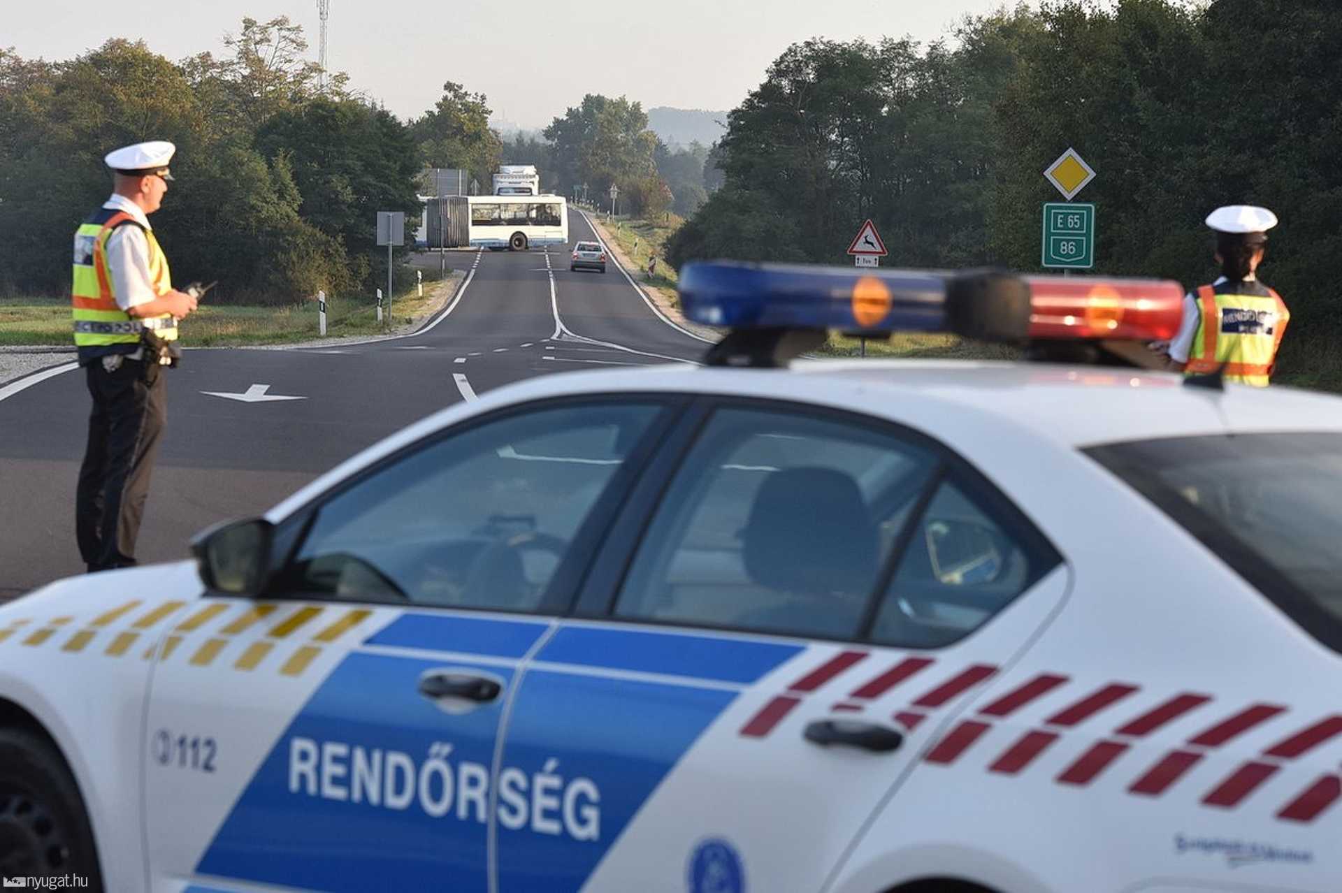 Halálos baleset Kisunyom közelében