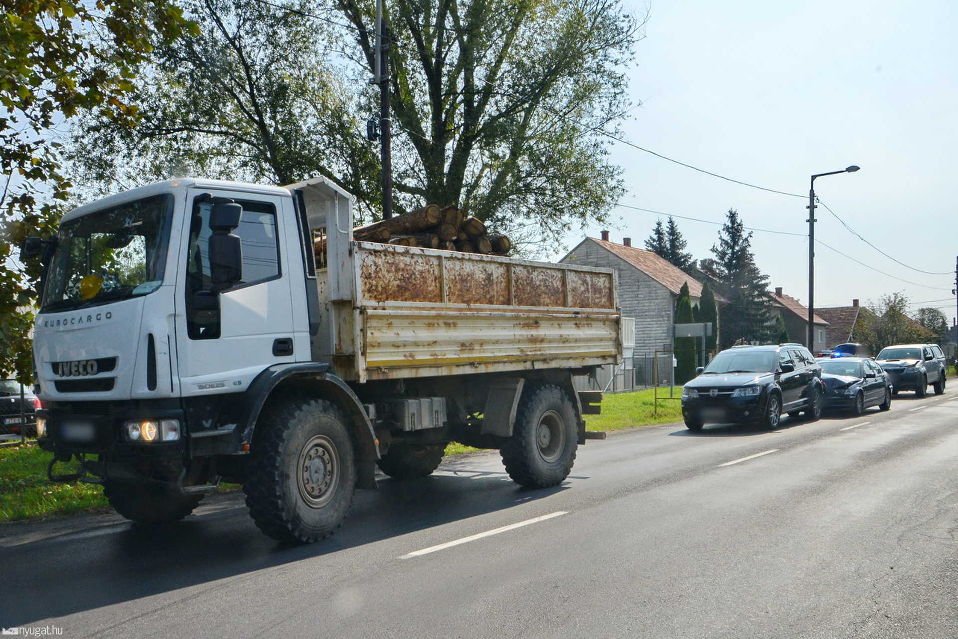 Ráfutásos baleset Lukácsházán