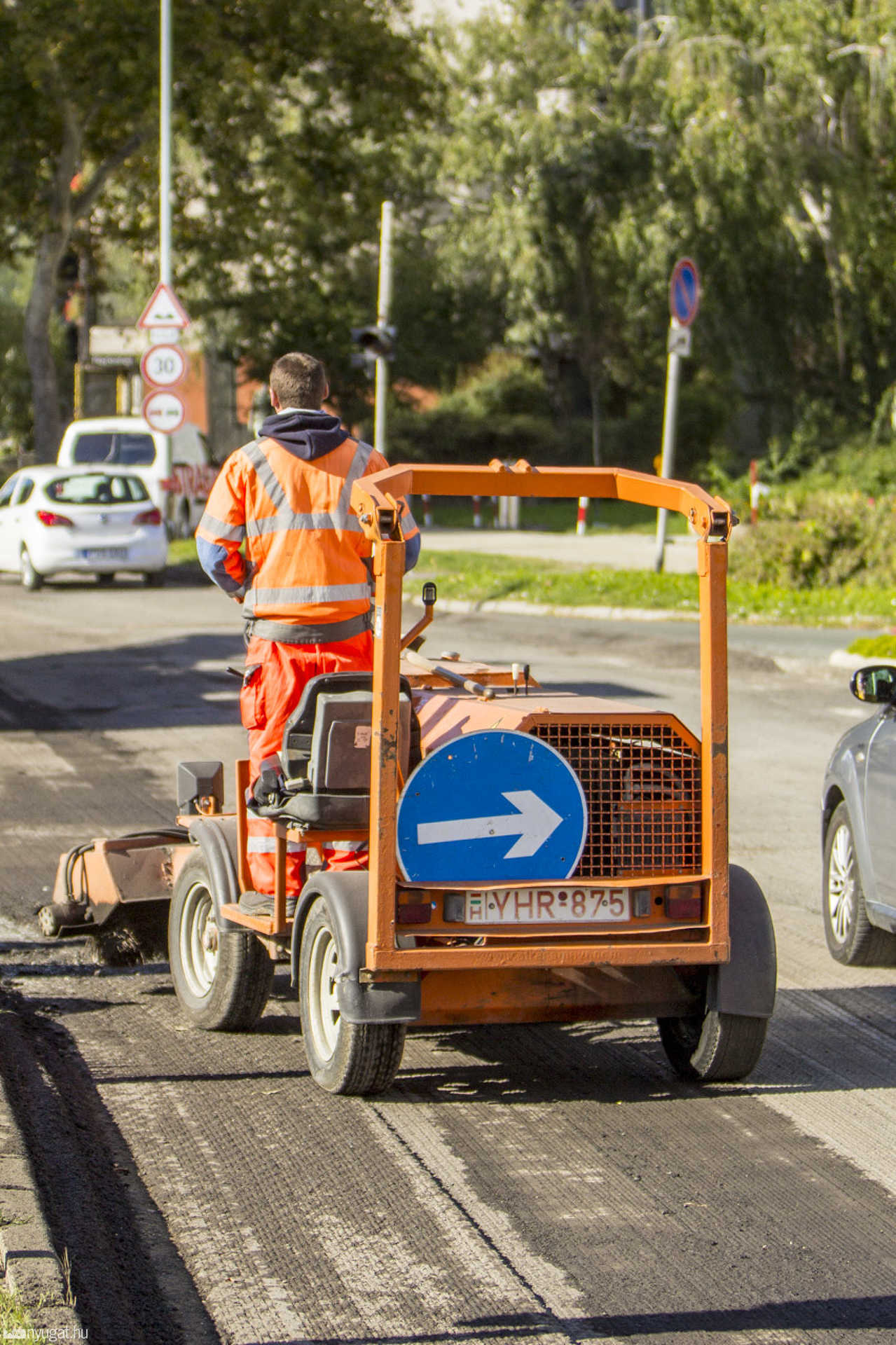 Felmarják a Rohonci utat