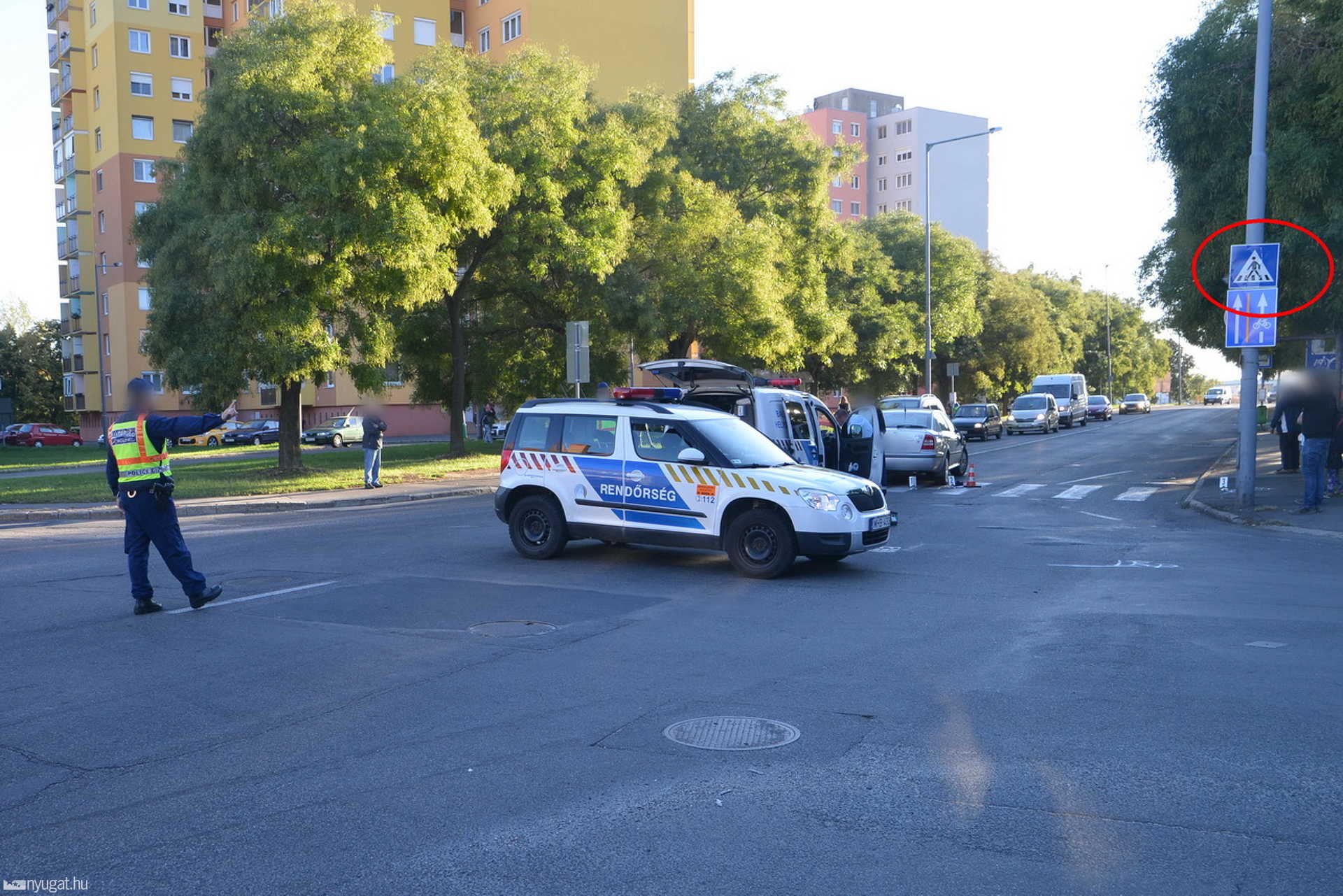 Súlyosan megsérült a kijelölt gyalogátkelőhelyen elsodort gyalogos Szombathelyen