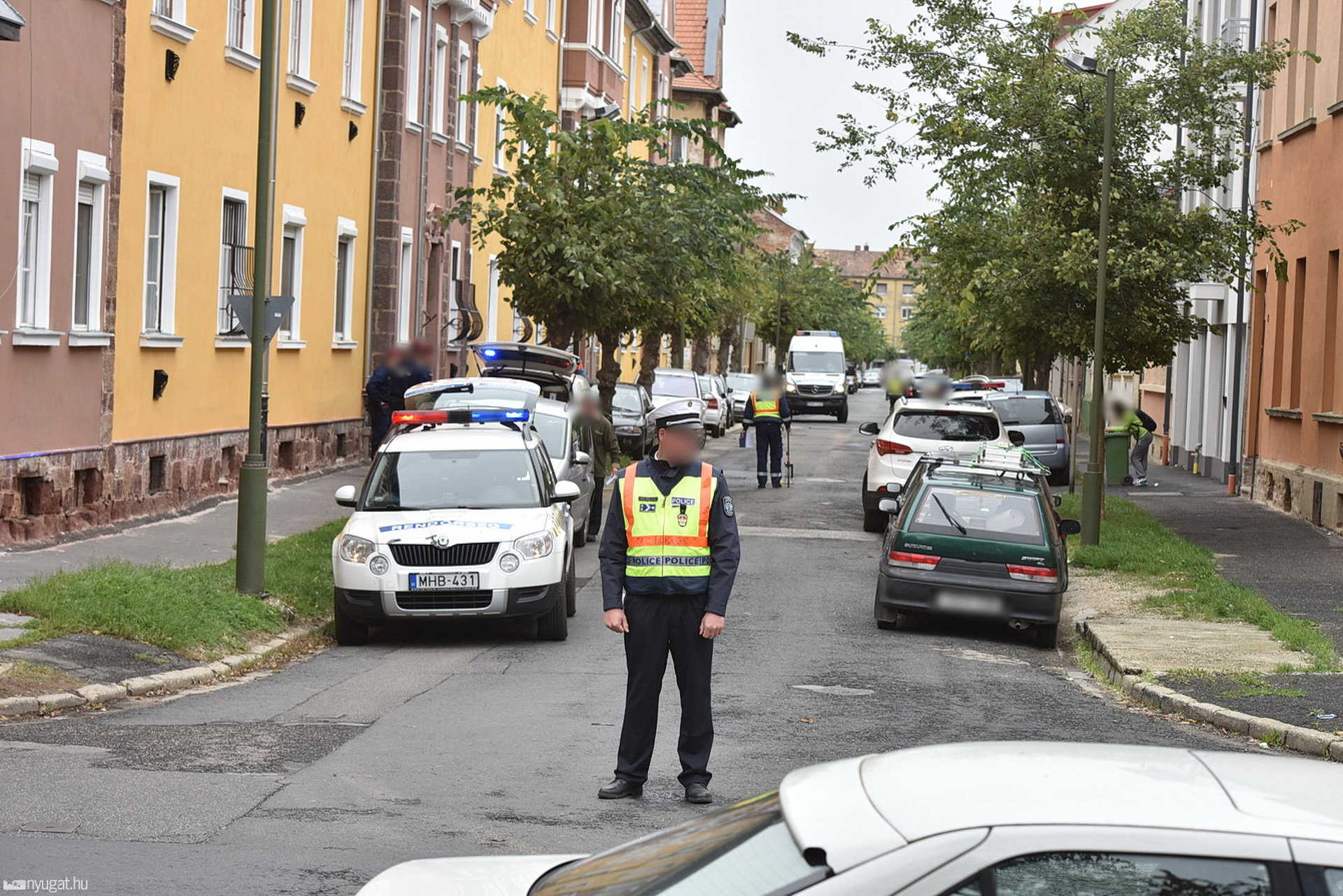 Összekoccant egy VW és egy Hyundai Szombathelyen