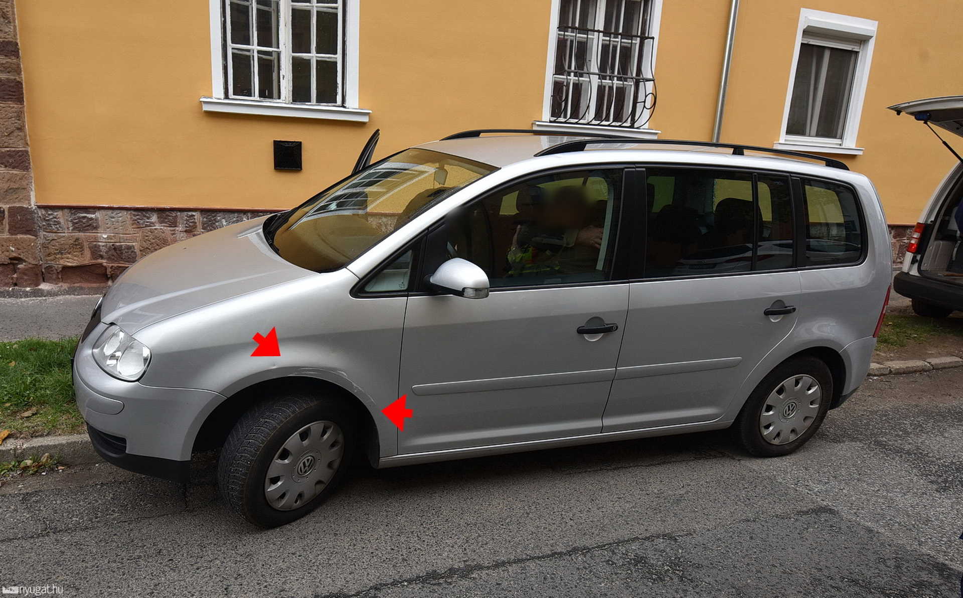Összekoccant egy VW és egy Hyundai Szombathelyen