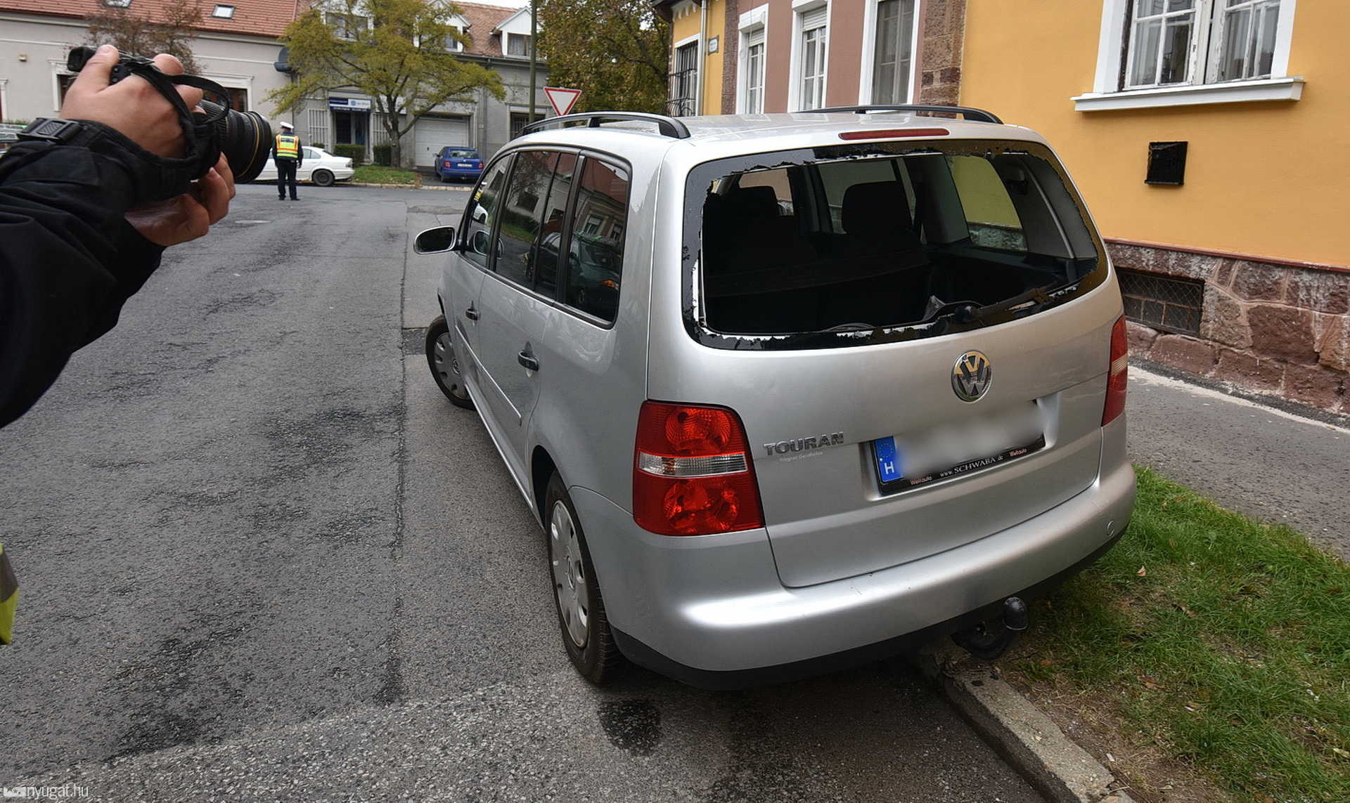 Összekoccant egy VW és egy Hyundai Szombathelyen