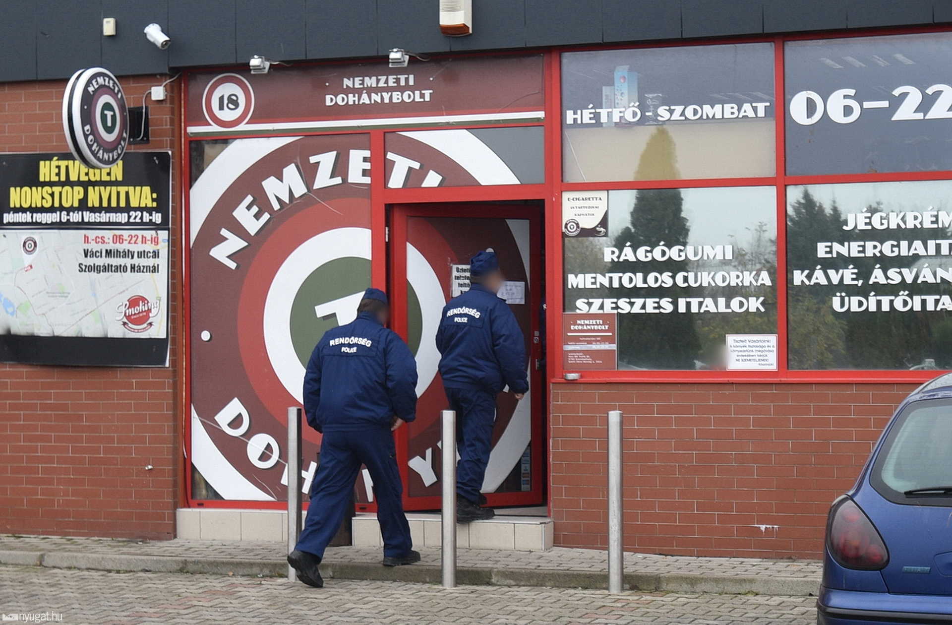 Fegyveres rablás a zanati úti dohányboltban