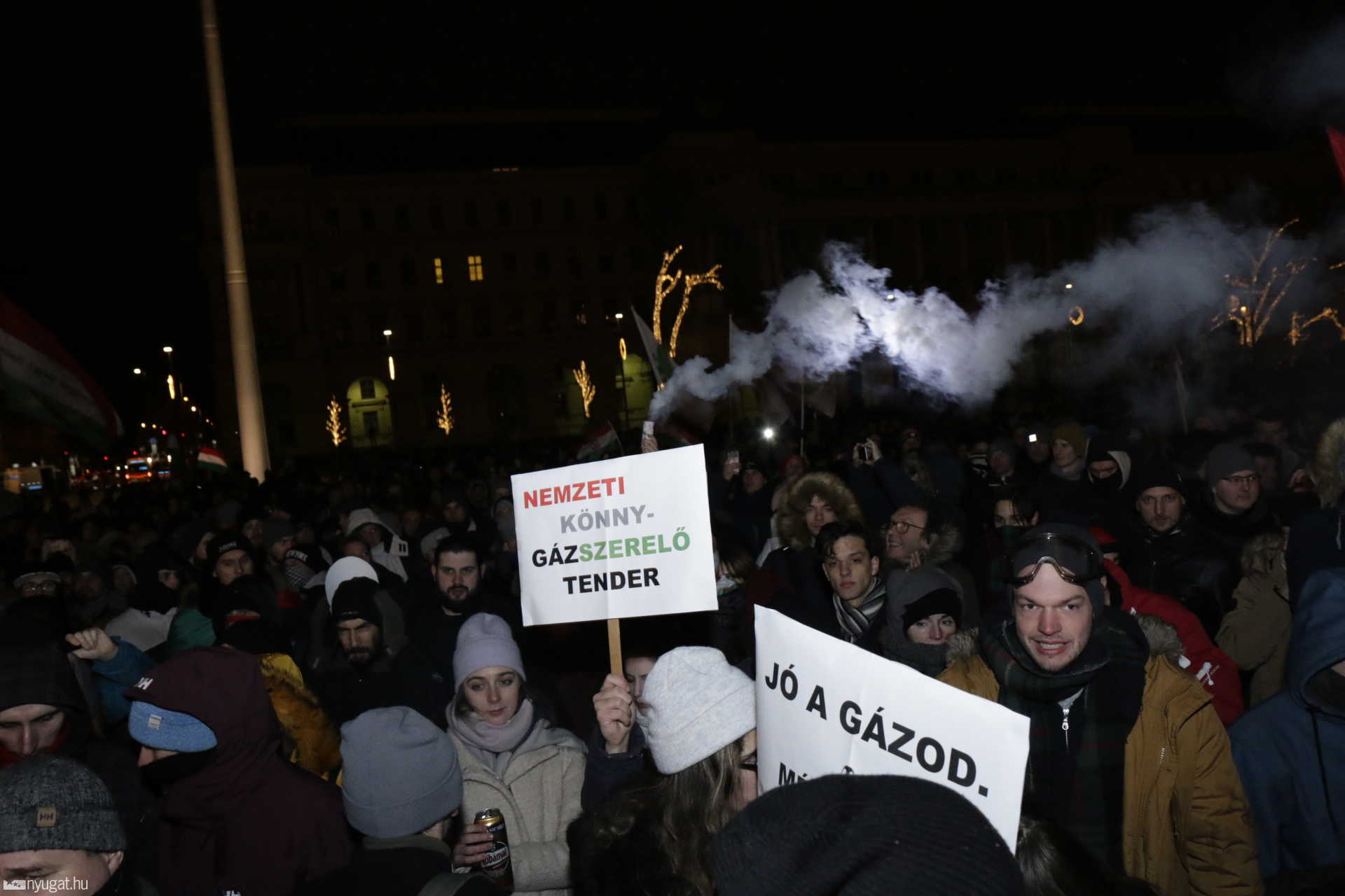Pénteki tüntetésről 