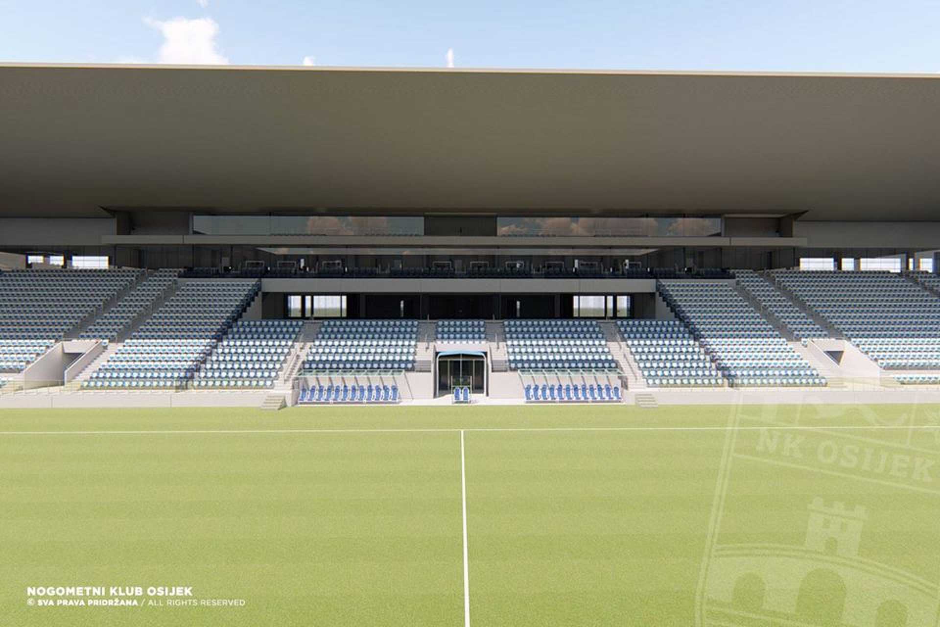Az új eszéki stadion látványtervei 