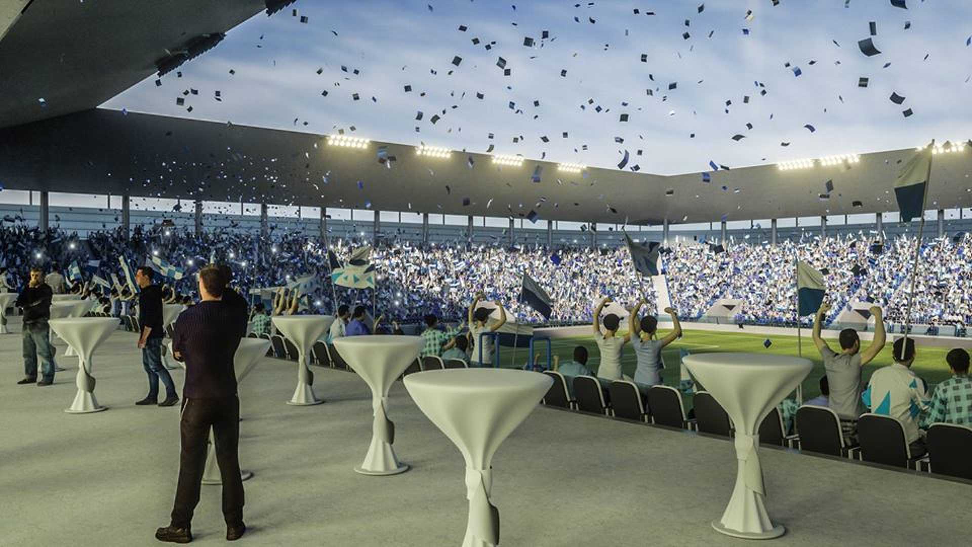 Az új eszéki stadion látványtervei 