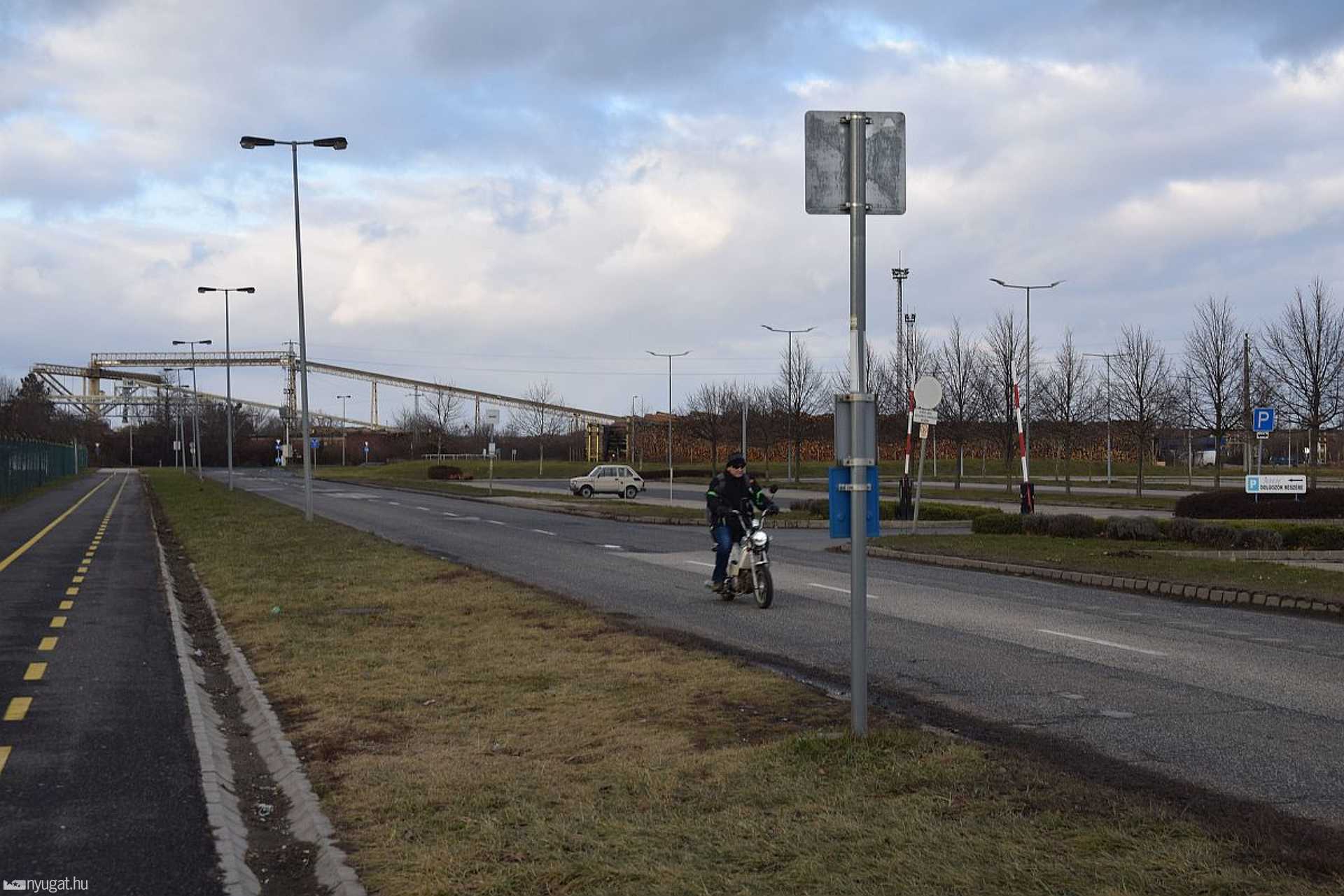 Buszmegállók Szombathely ipari területein 