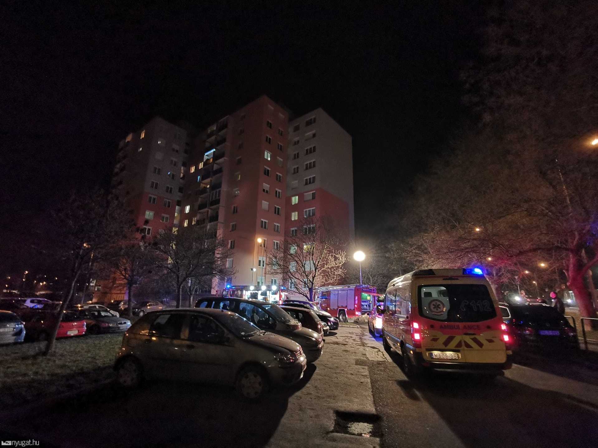 Tűz a Szent Gellért utcában