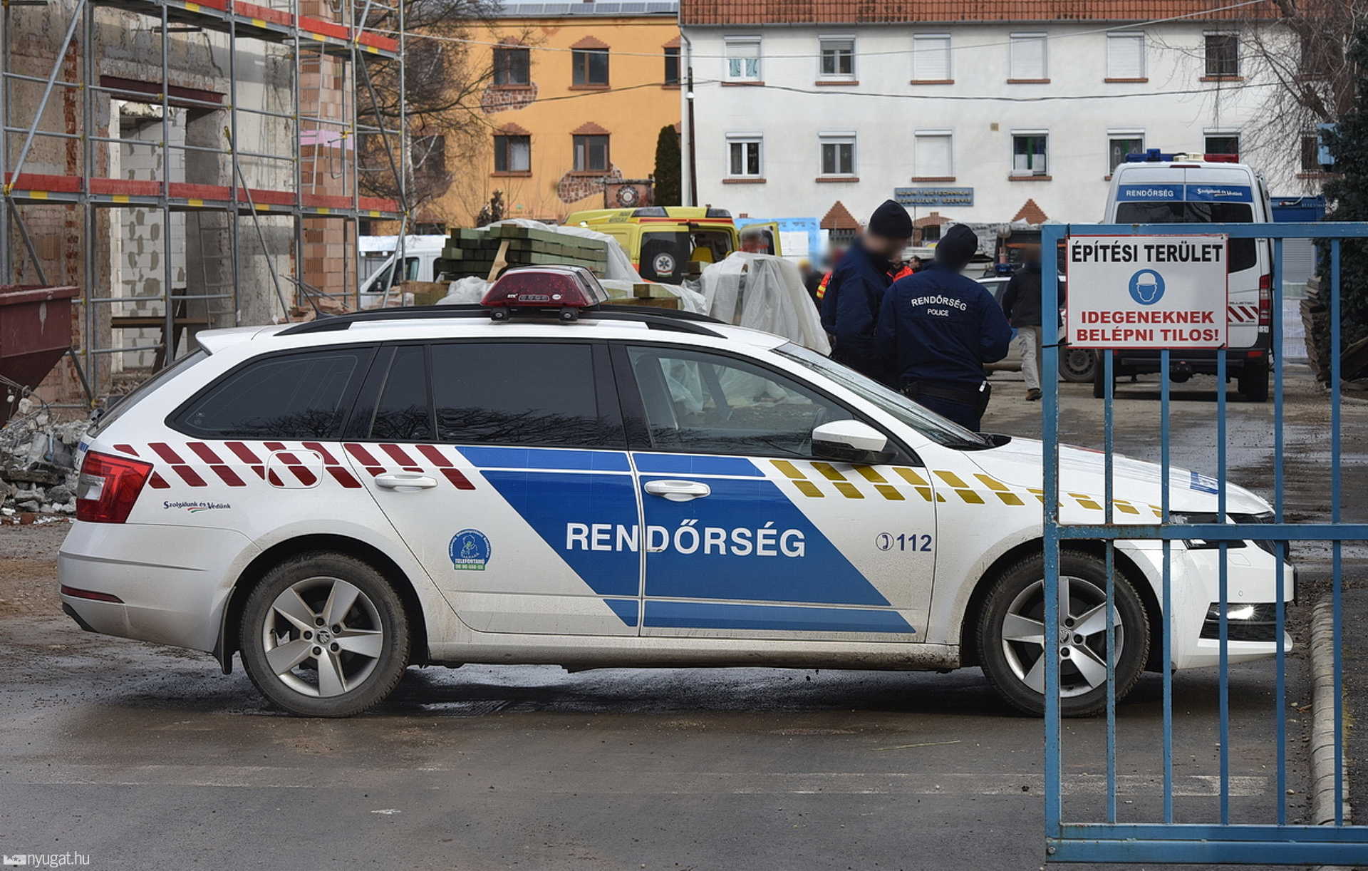 Súlyosan megsérült egy munkás Szombathelyen