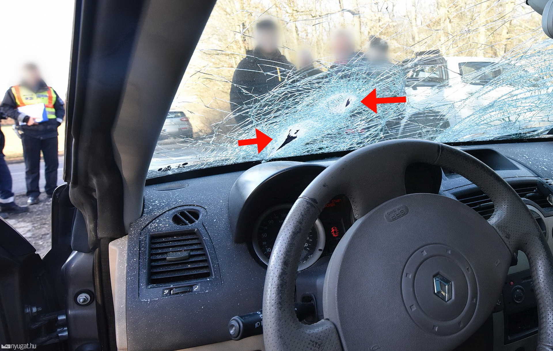 Szarvast ütött el egy Renault Sitkénél