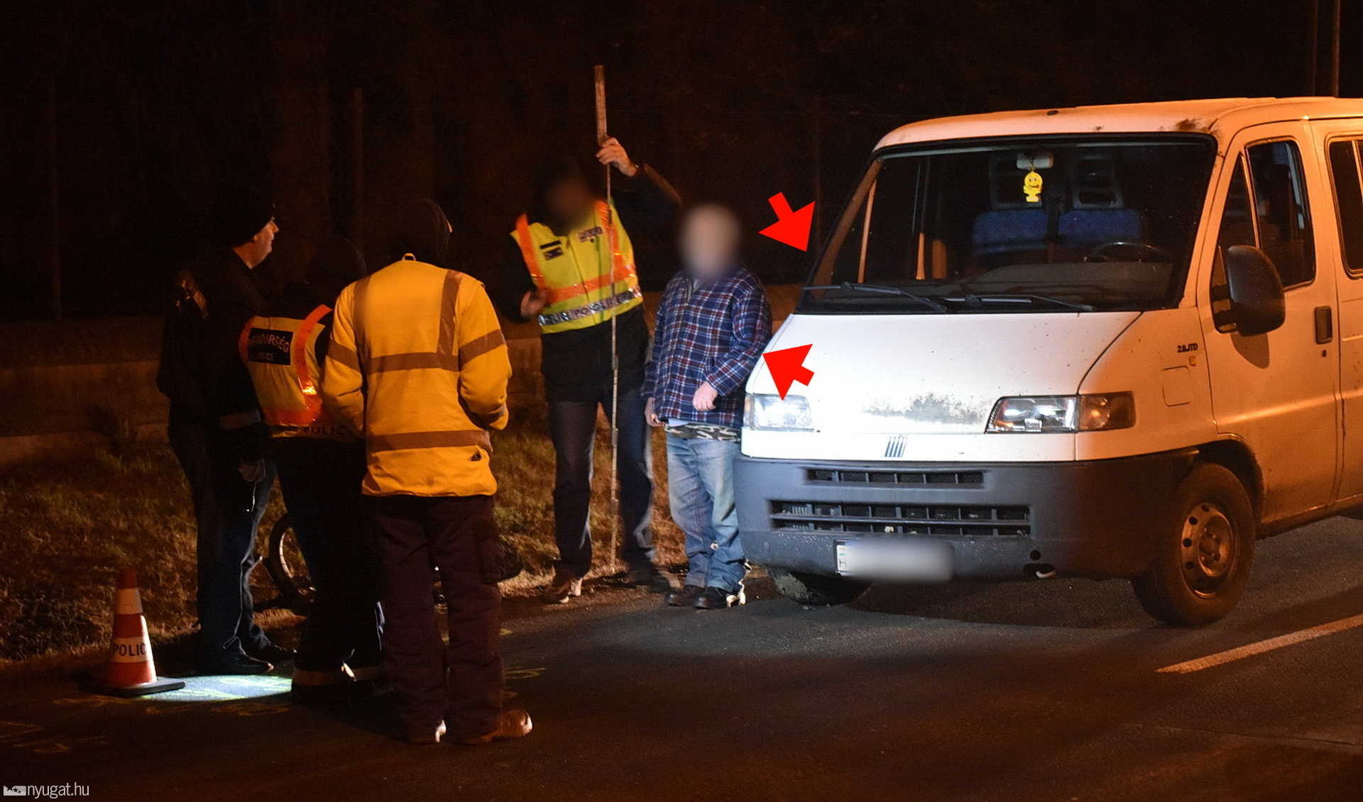 Elhajtott a helyszínről a gyalogost elsodró teherautó Jákon – később visszatért a sofőr