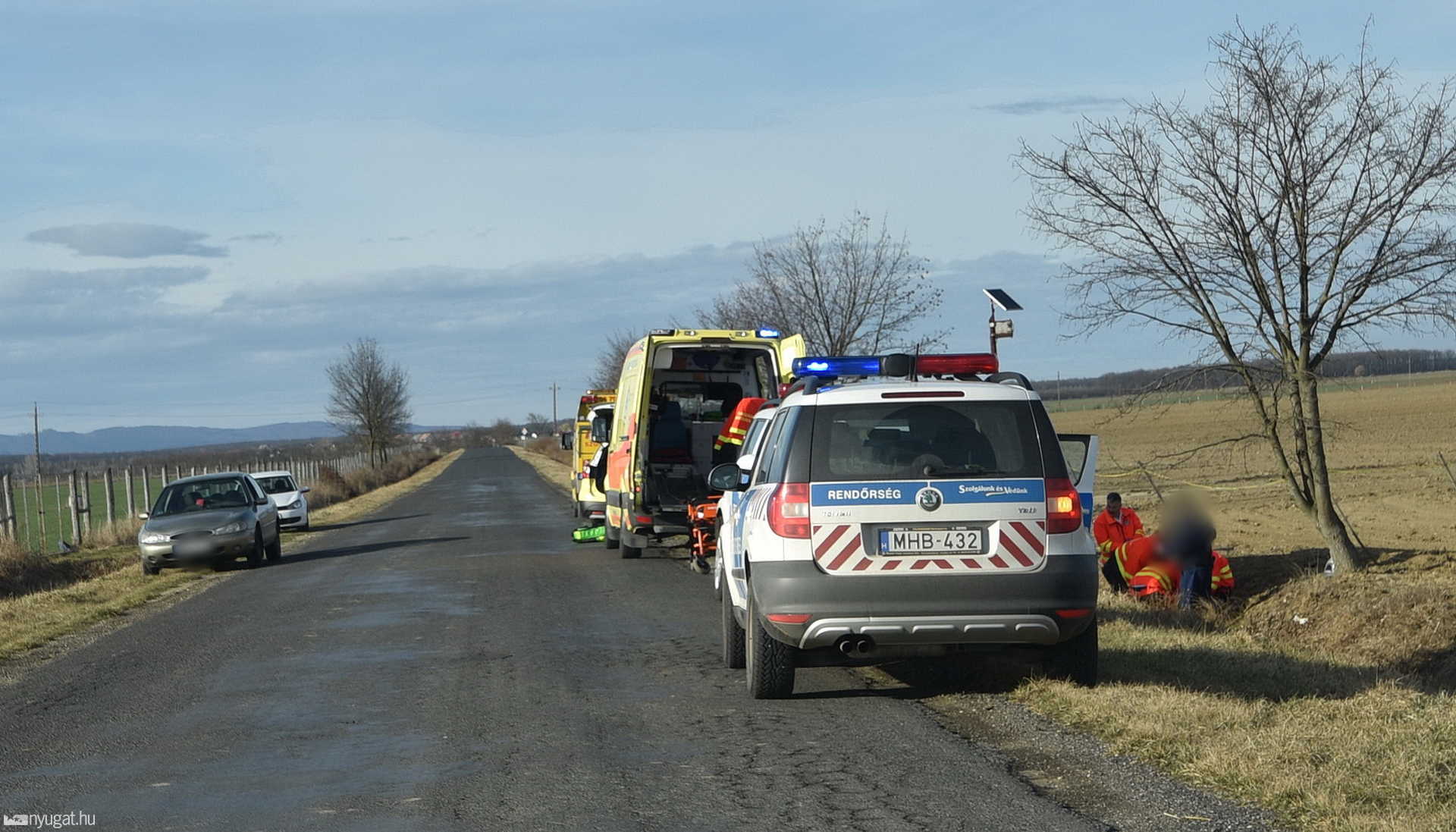 Súlyos motorosbaleset Ják és Nárai között 