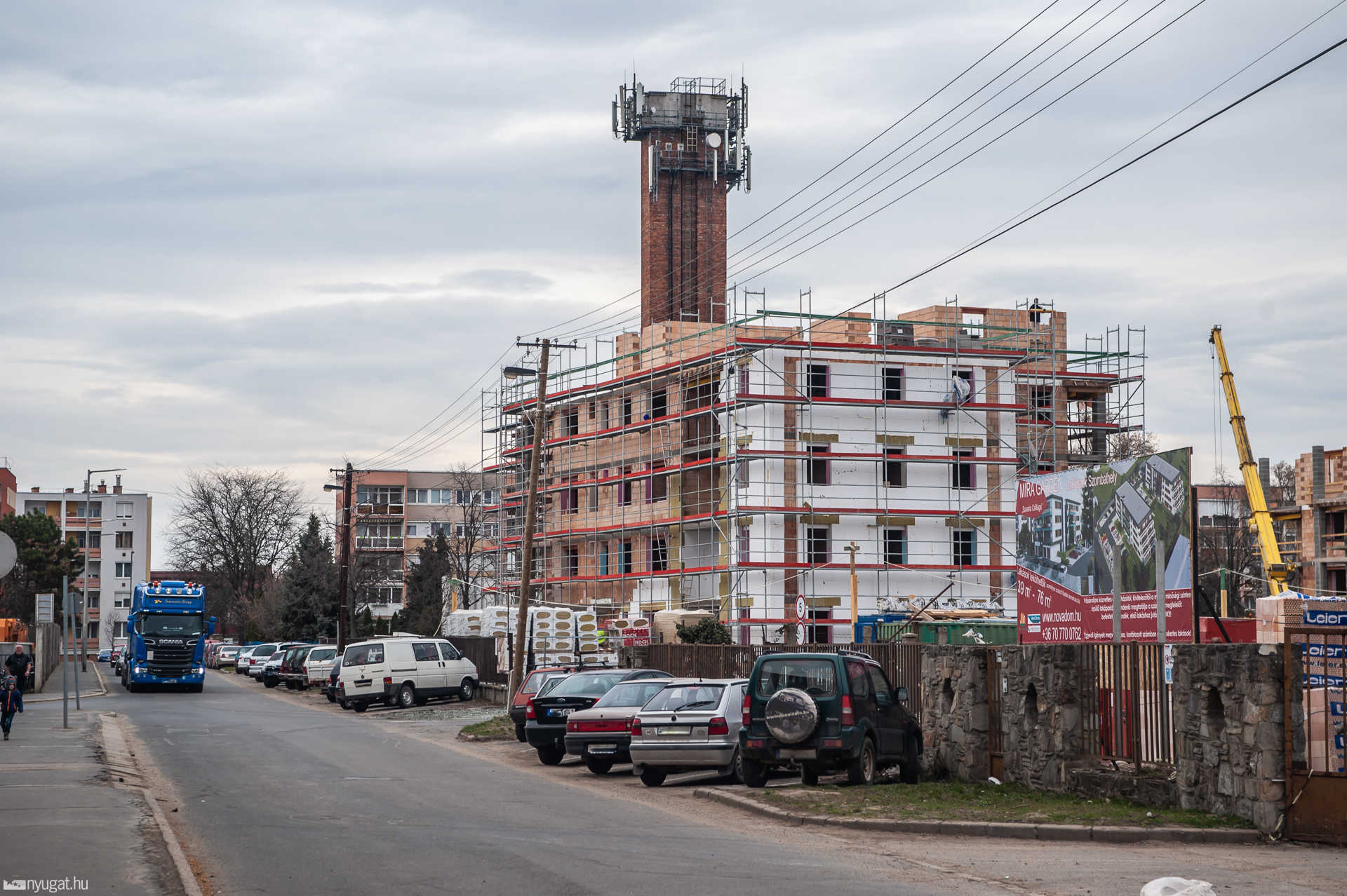 Kisz ltp. lakópark épül