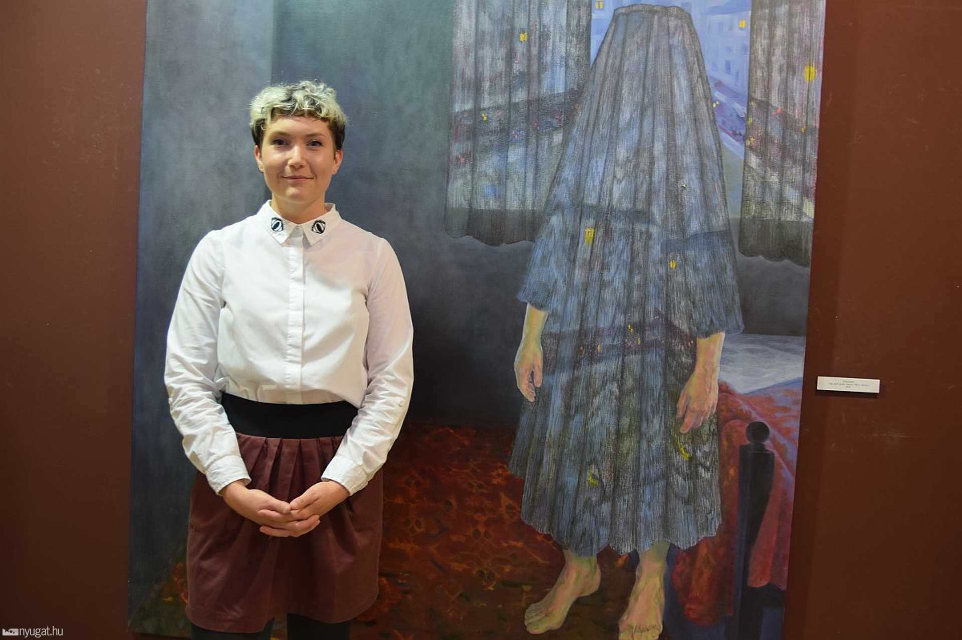 Horváth Zsófia kiállítása a szombathelyi színházban