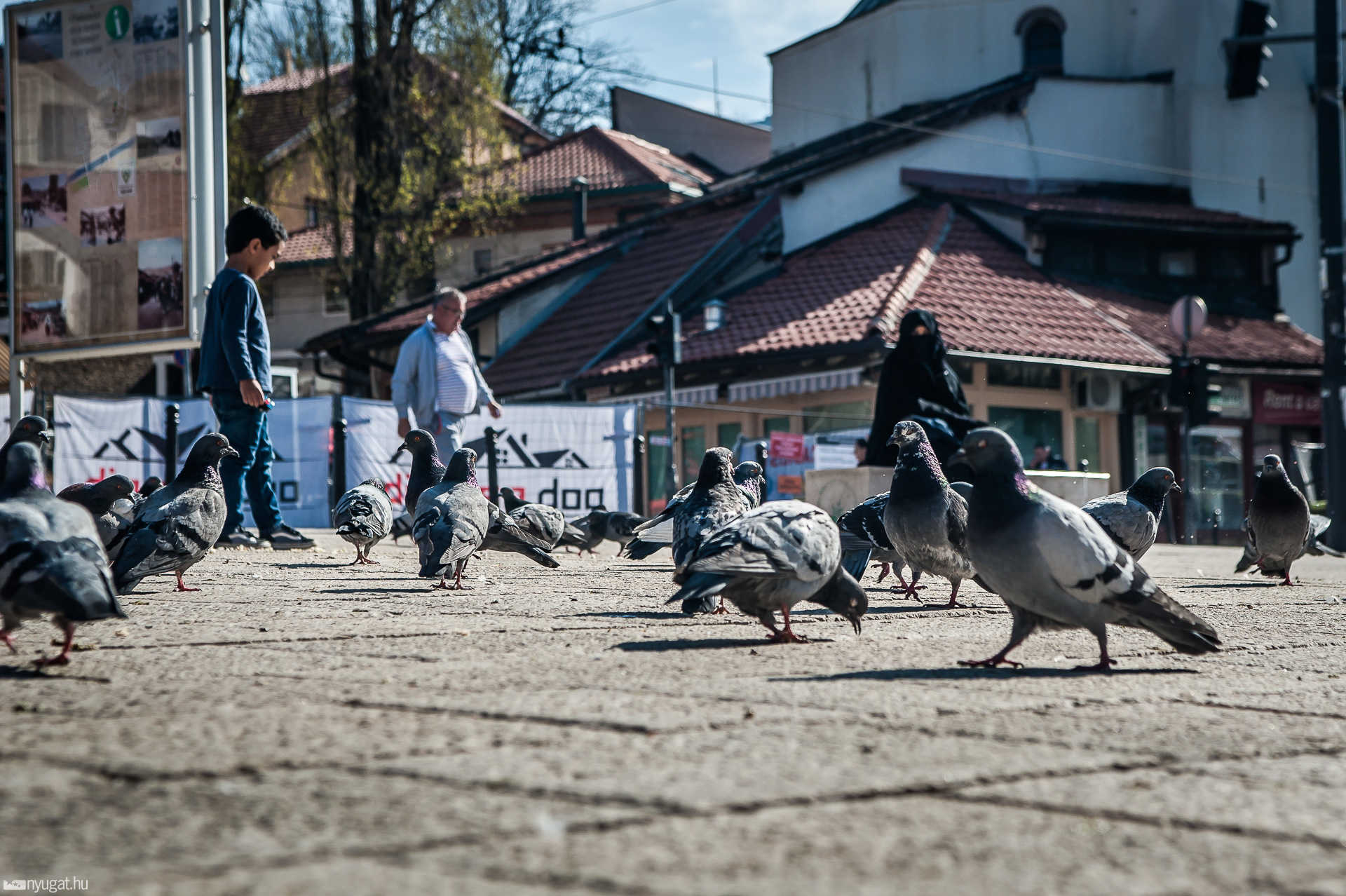 A Galamb tér Sarajevóban