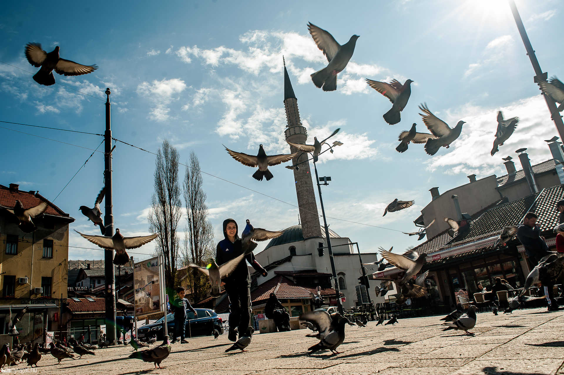 A Galamb tér Sarajevóban