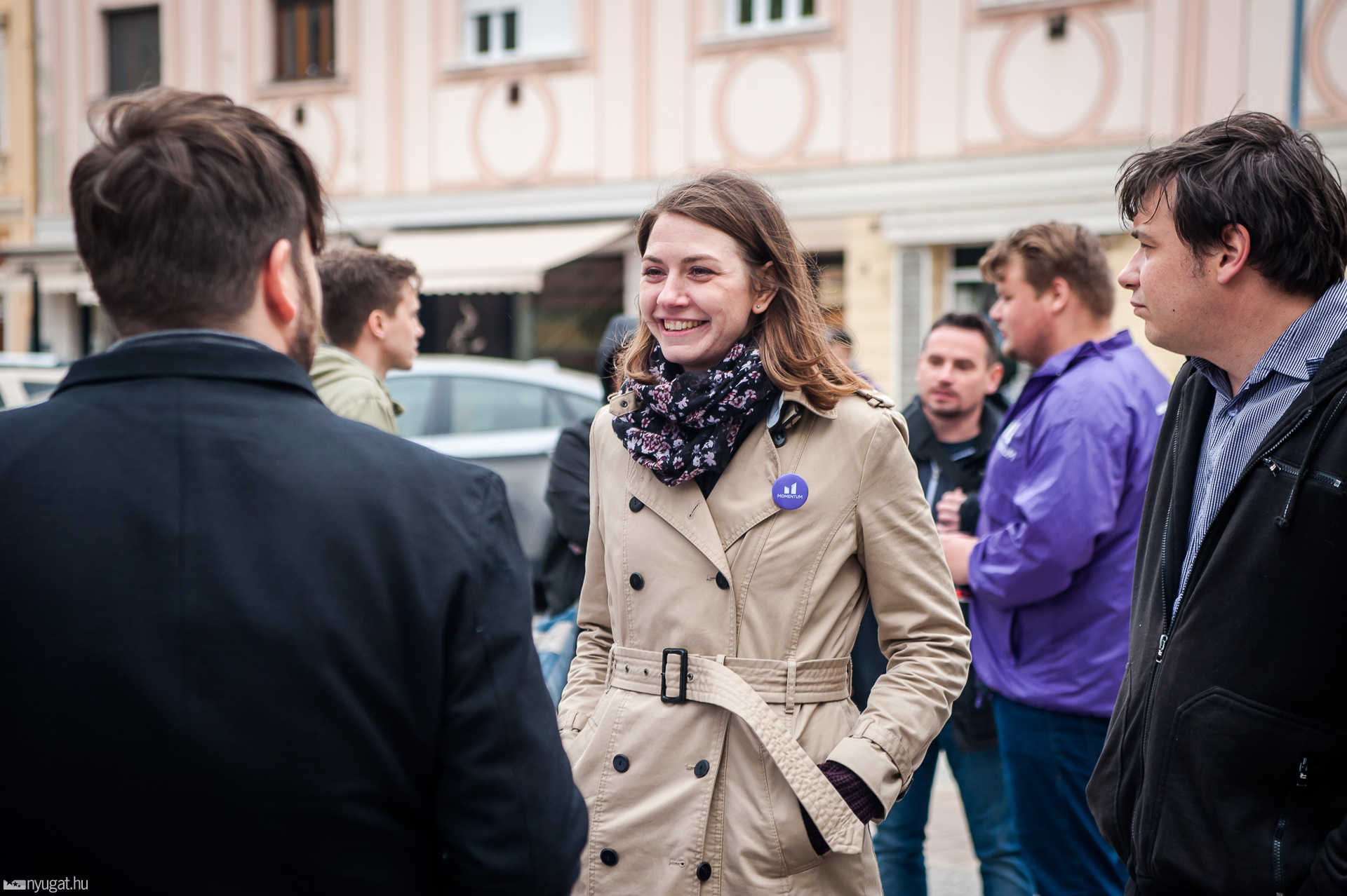 Momentum sajtótájékoztató Donáth Anna
