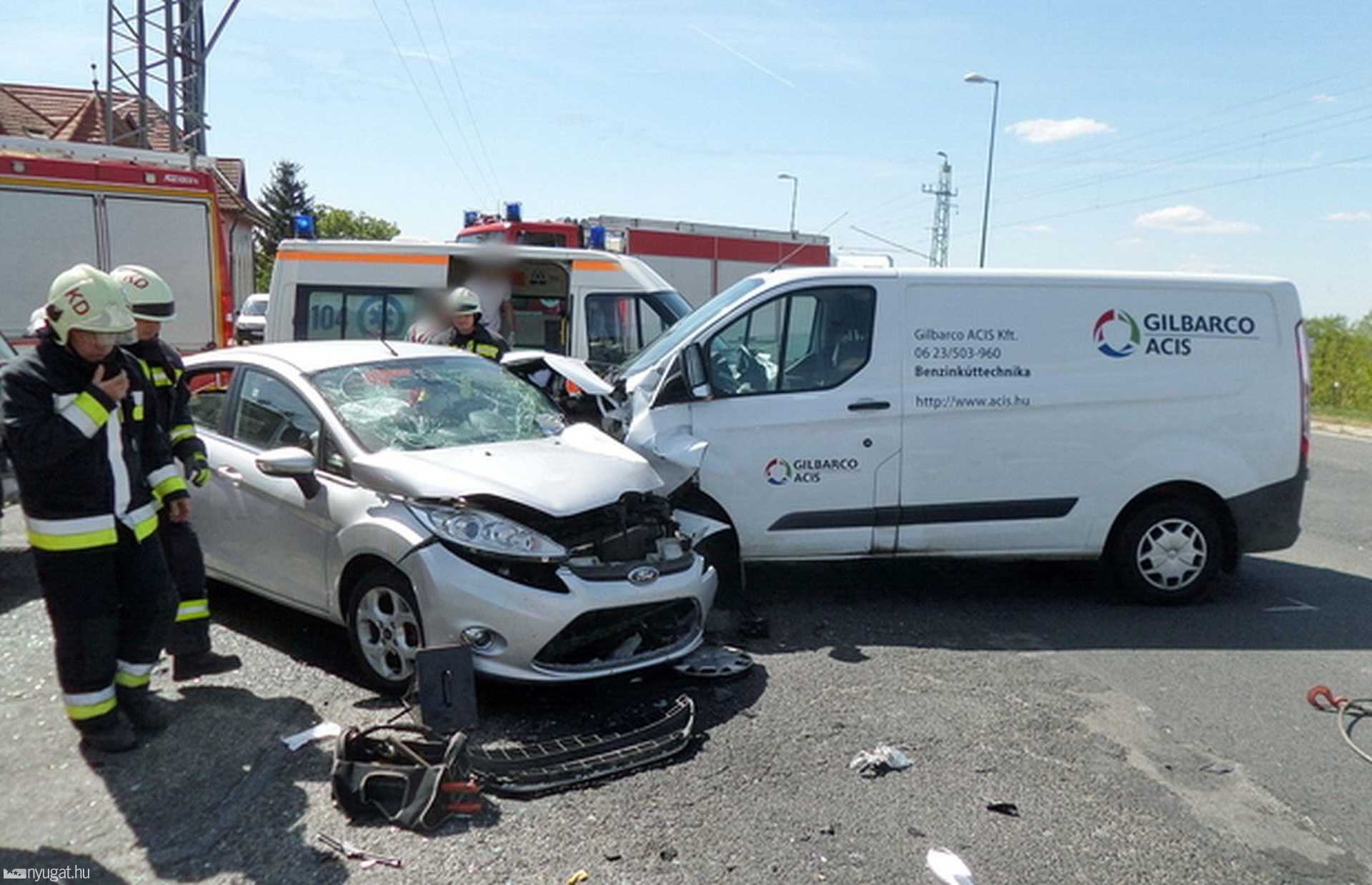 Két Ford ütközött Vasvárnál