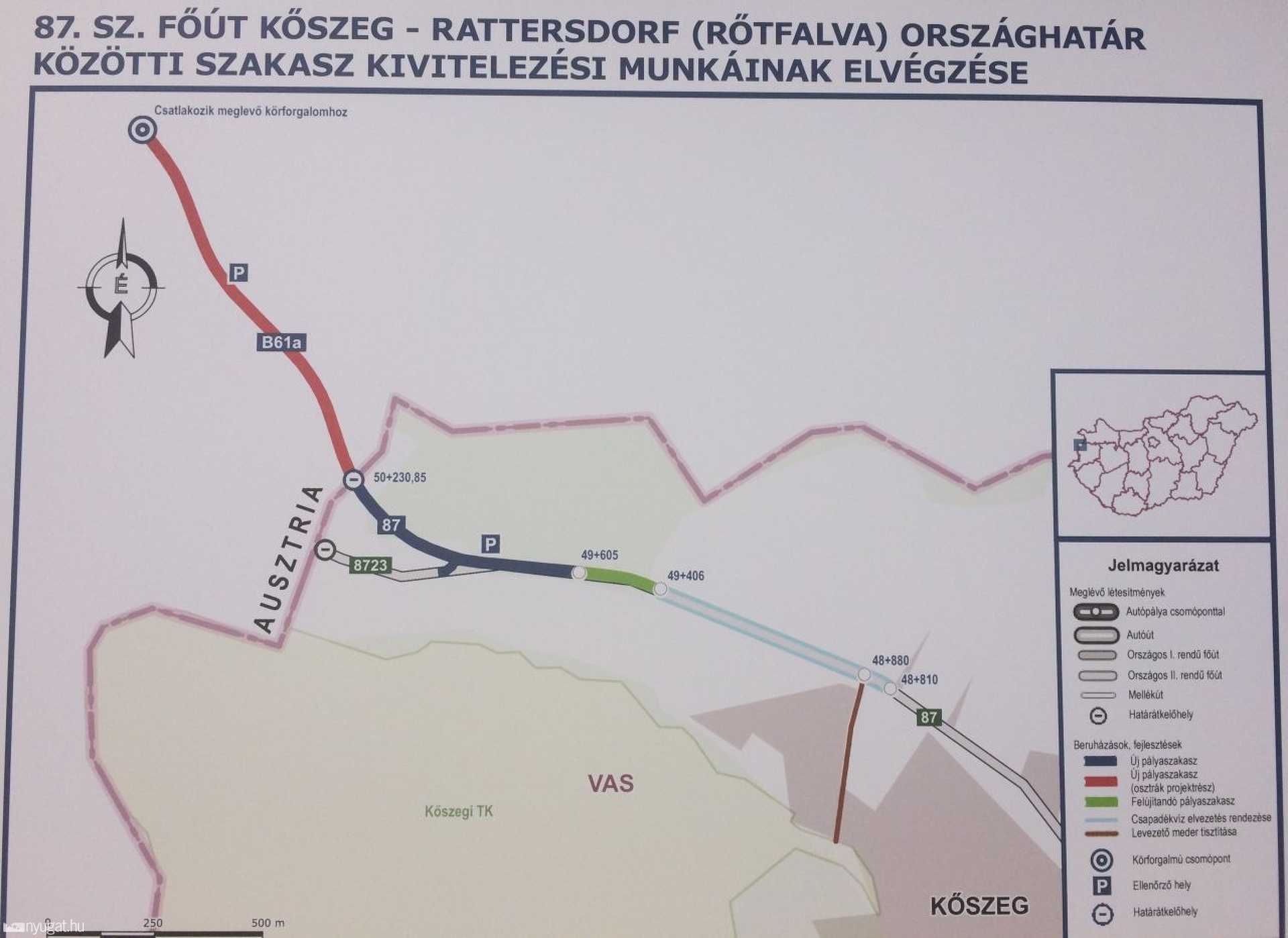 Lerakták a kőszegi elkerülő út alapkövét
