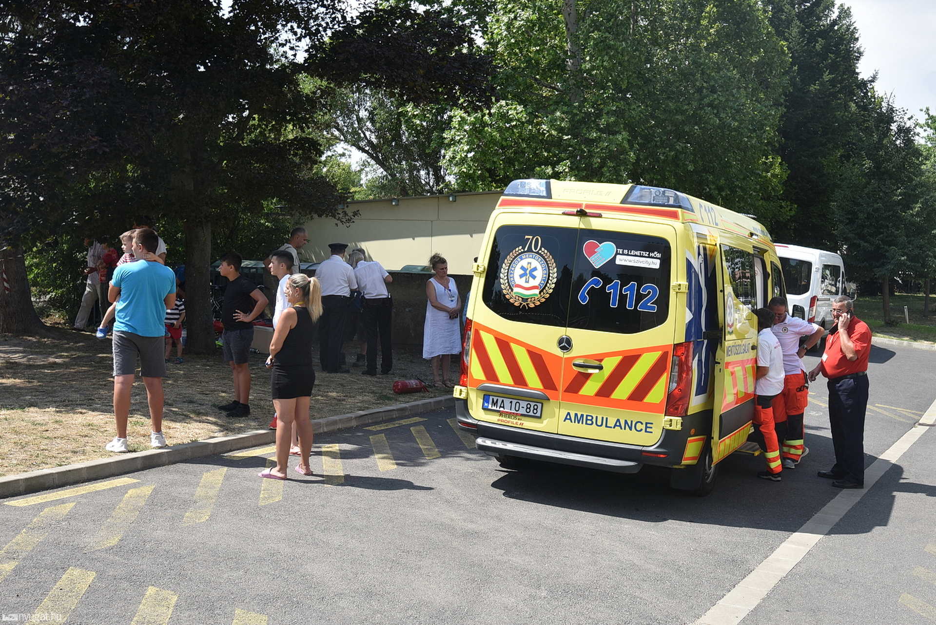 Szombathelyi parkolótűz