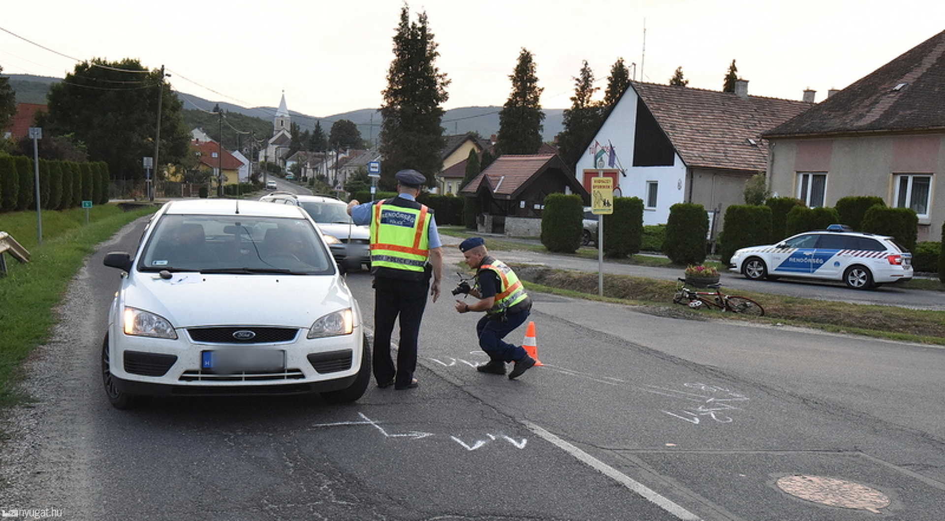 Kerékpárost ütött el a Ford Kőszegszerdahelyen