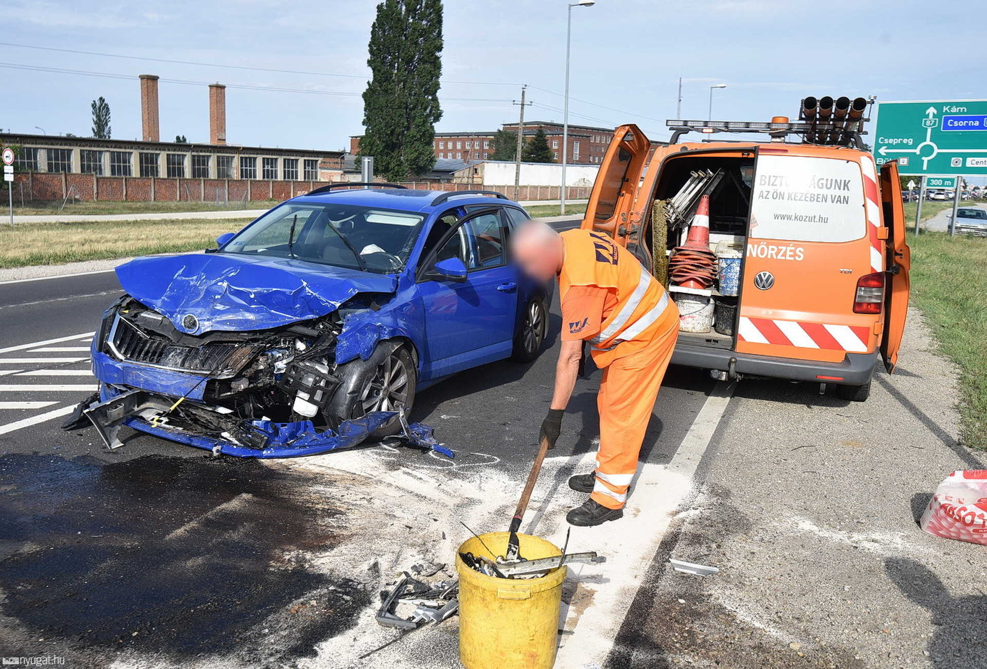 Mercedessel ütközött frontálisan egy Skoda