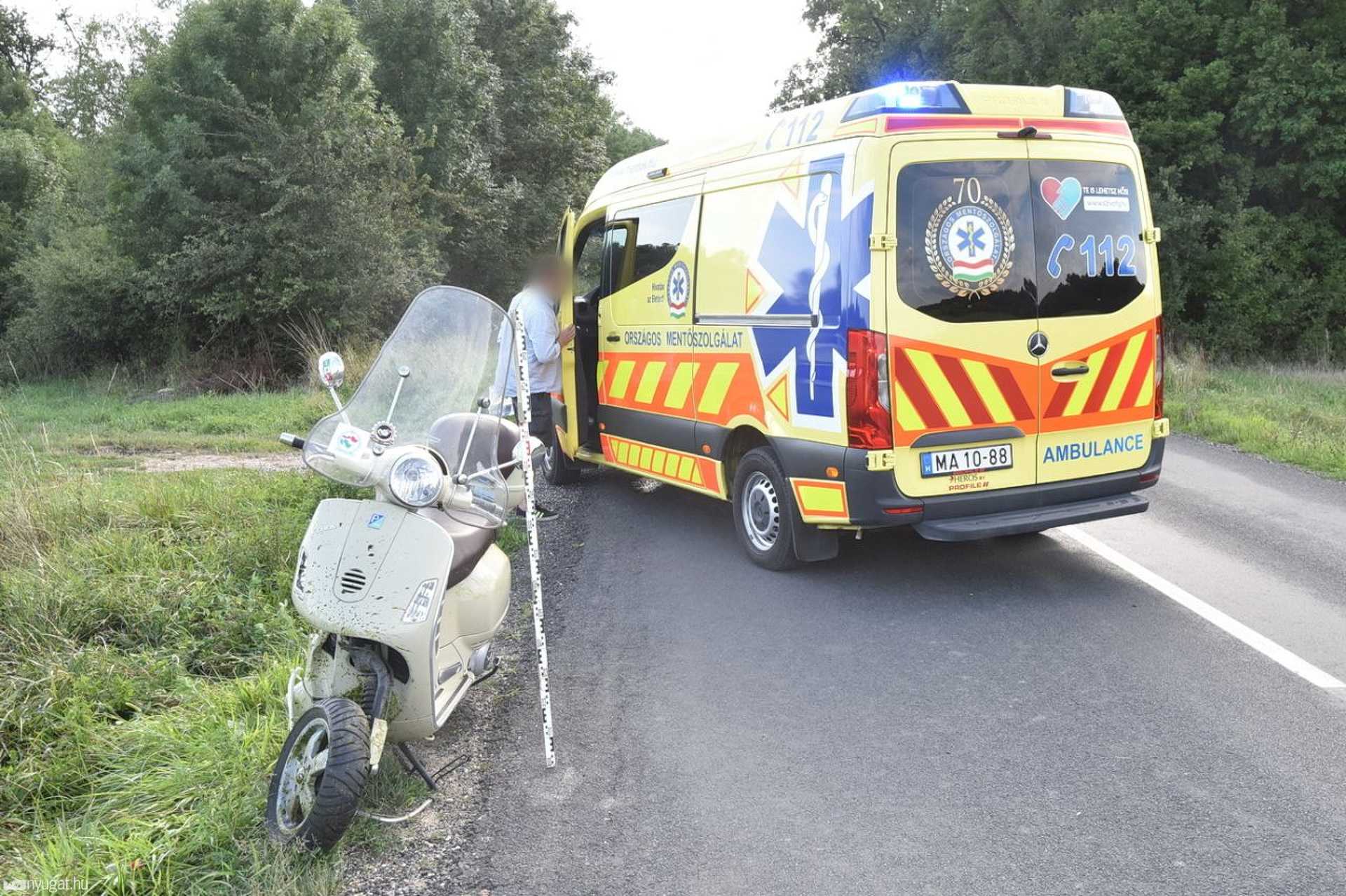 Robogóval gázolt őzet egy férfi Nárainál
