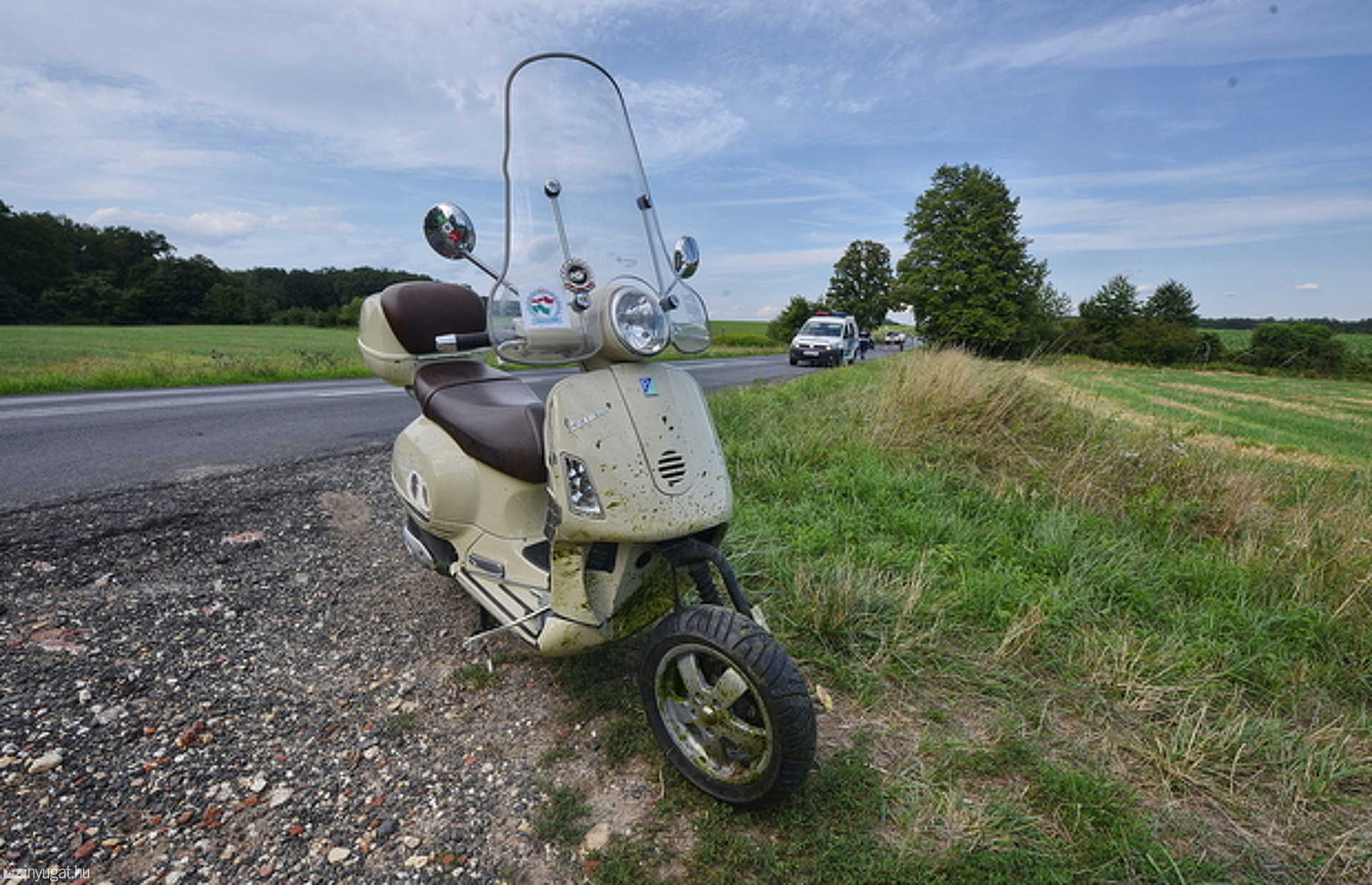 Robogóval gázolt őzet egy férfi Nárainál