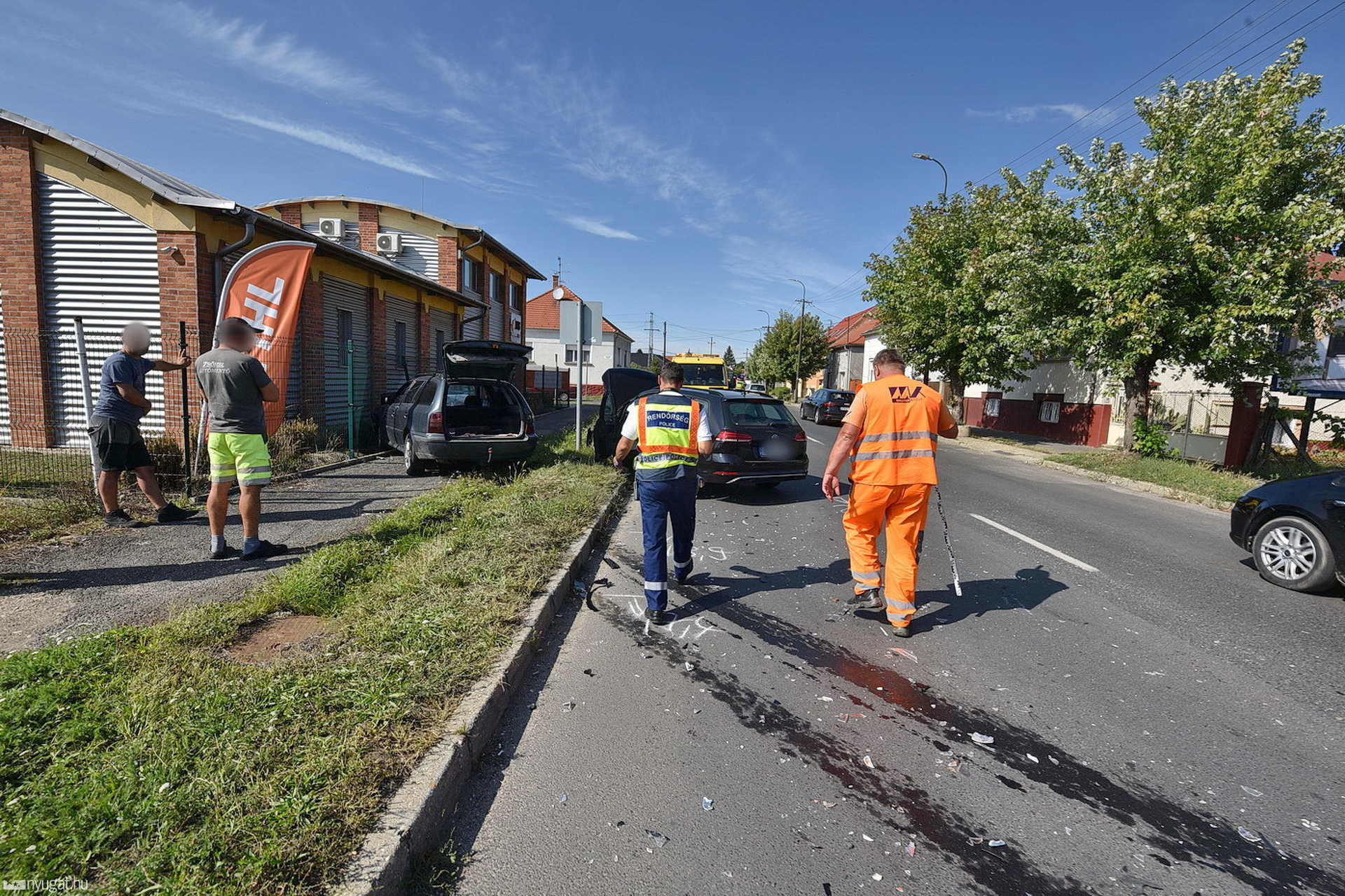 VW hajtott Skoda elé Szombathelyen 