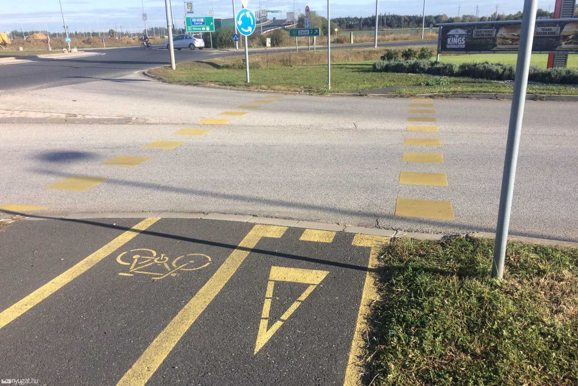 Sajtótájékoztató a zanati úti kerákpárútról