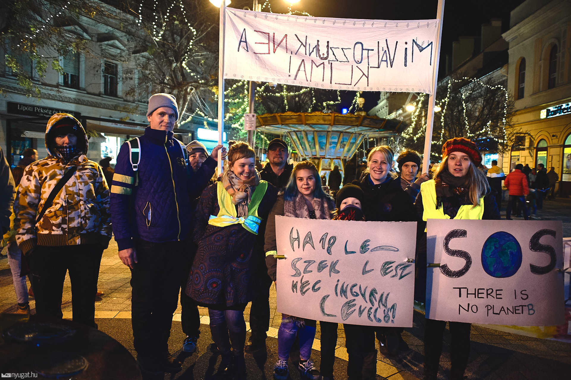 Klímatüntetés Szombathelyen 2019