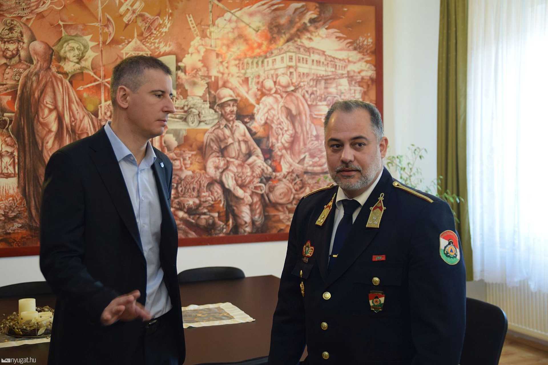 Nemény András látogatása: mentők, katasztrófavédelem, közterület-felügyelet