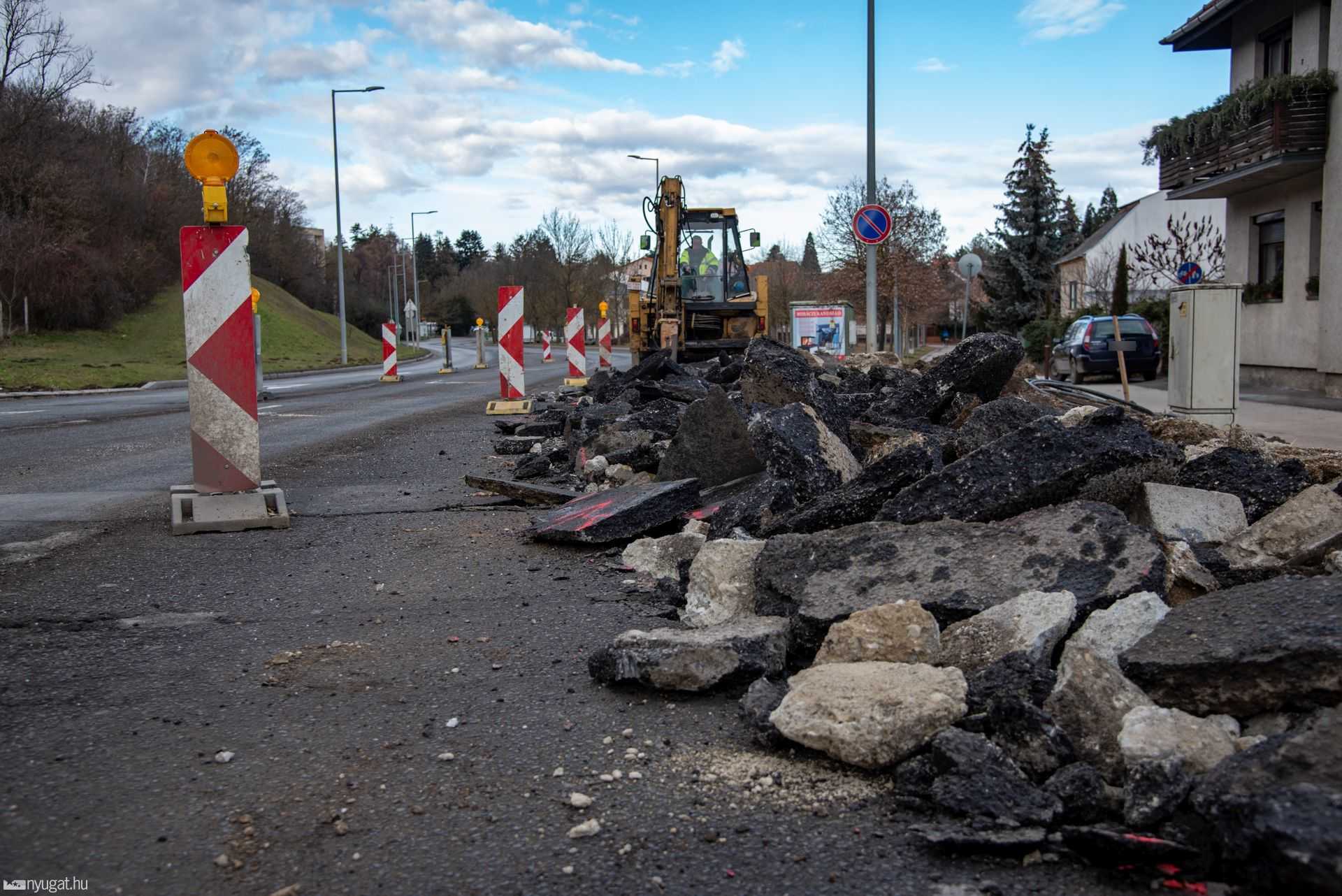 Körforgalom a Bagolyvárnál 2021-01-27