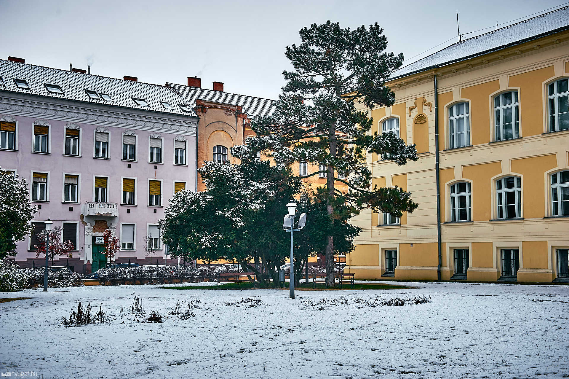 Újra havazott Szombathelyen is