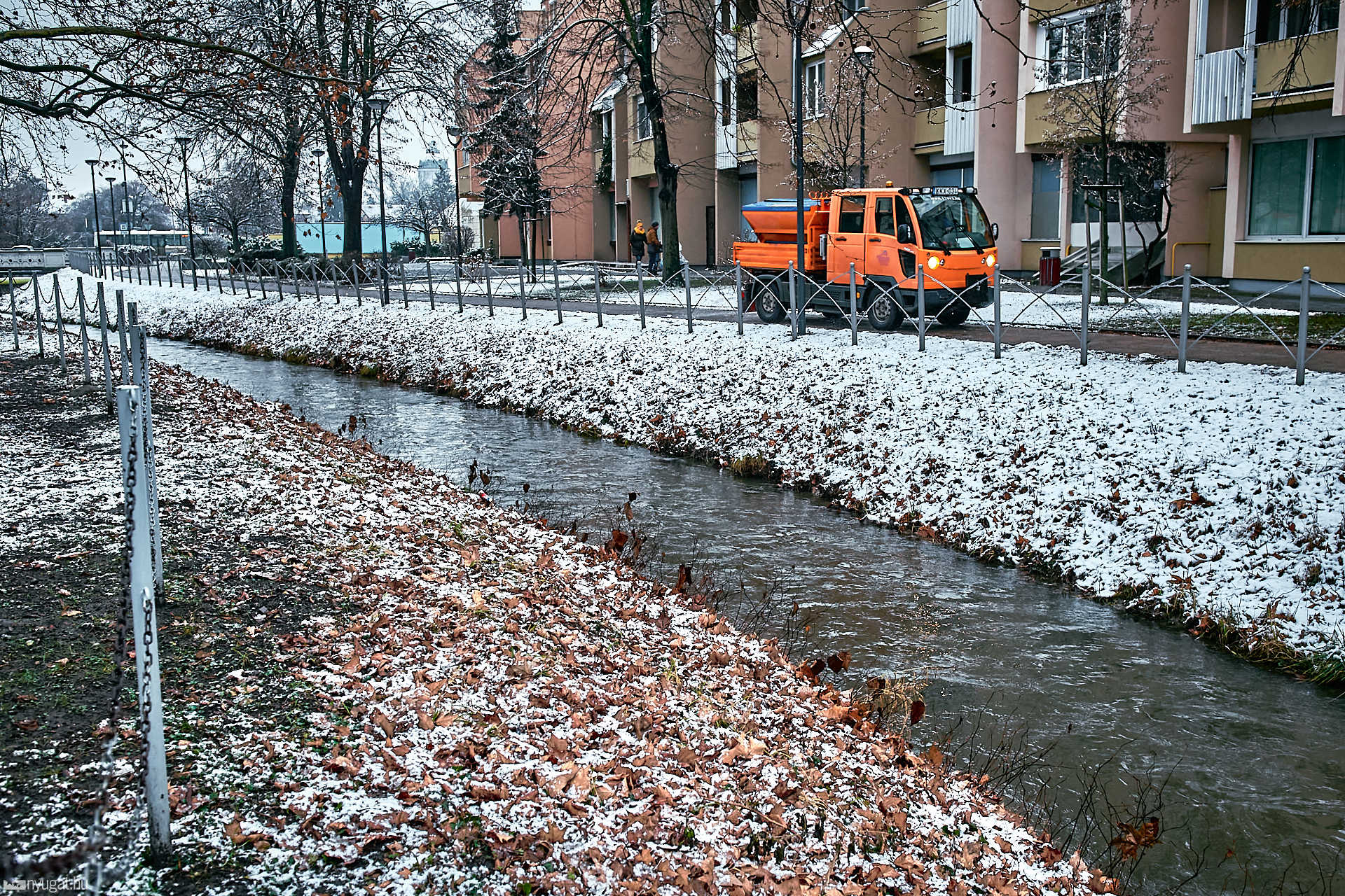 Újra havazott Szombathelyen is