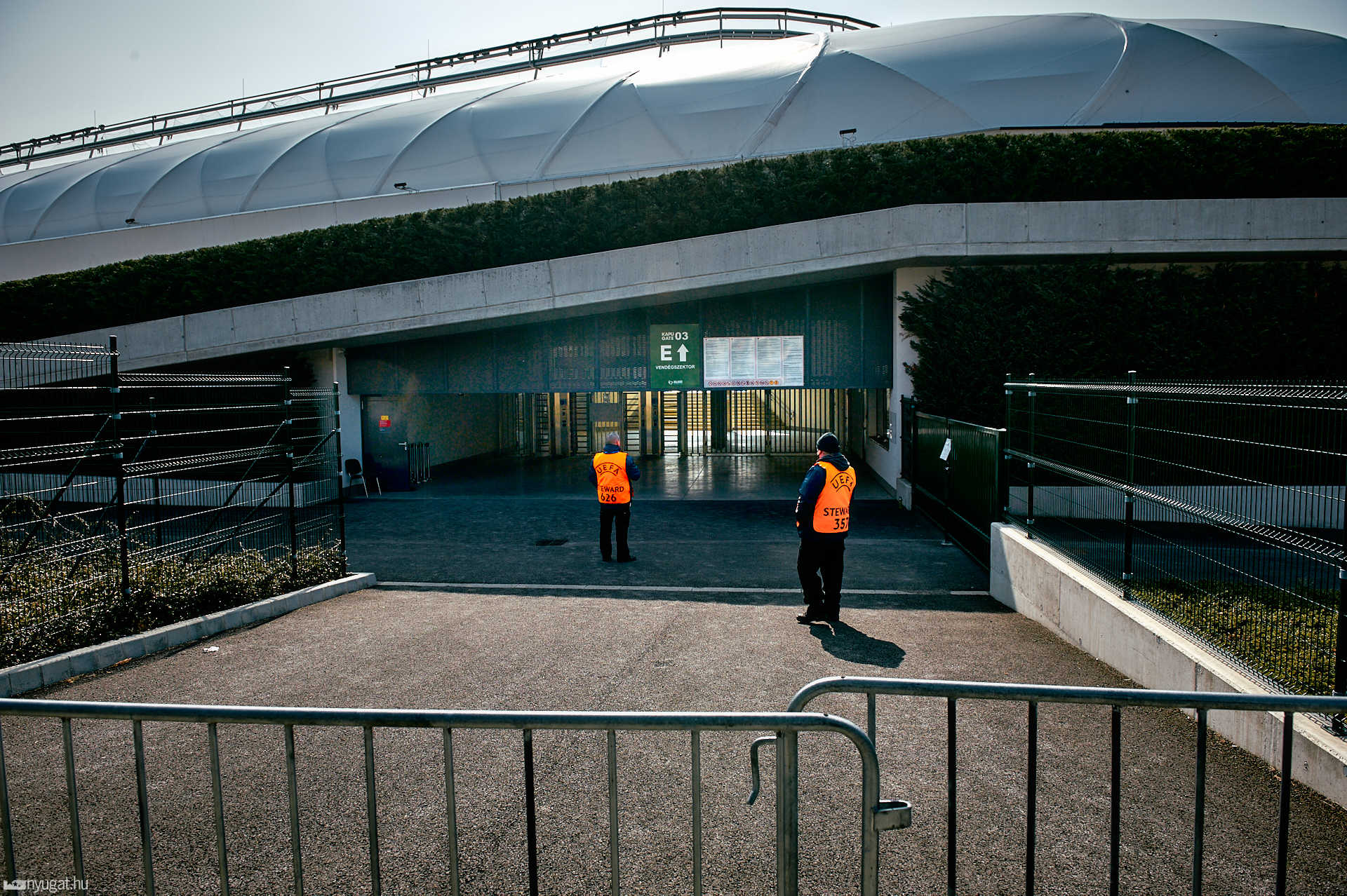 U21 bajnokság lezárások a Haladás stadionnál