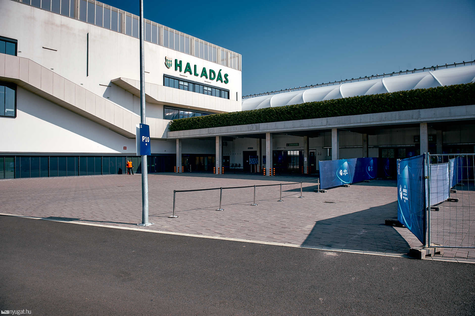 U21 bajnokság lezárások a Haladás stadionnál