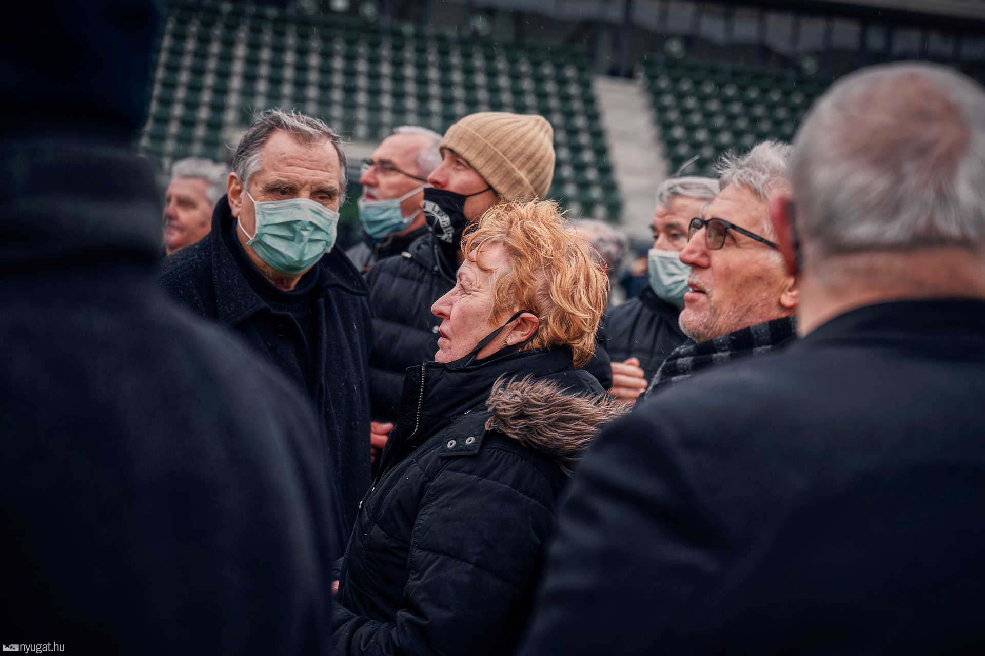 Király Ferenc búcsúztató a stadionban