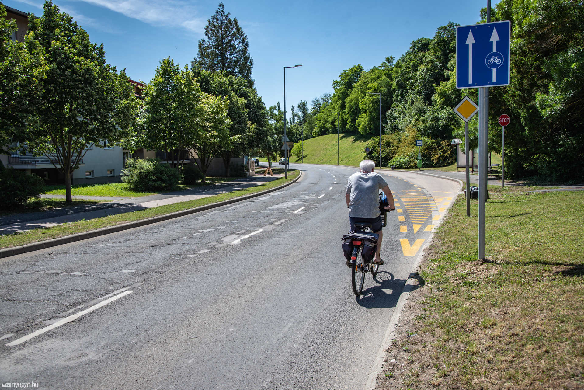 Brenner Tóbiás körút bicikliút átszervezés