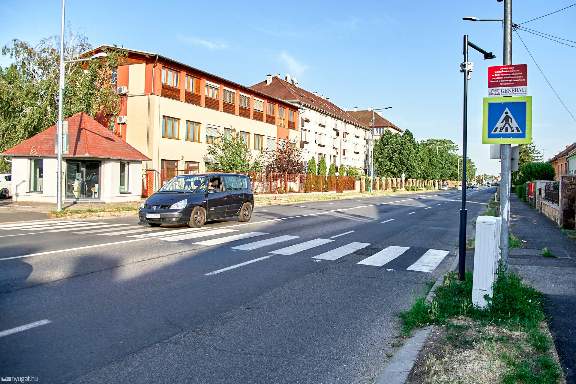 Hibás okoszebra Szombathelyen